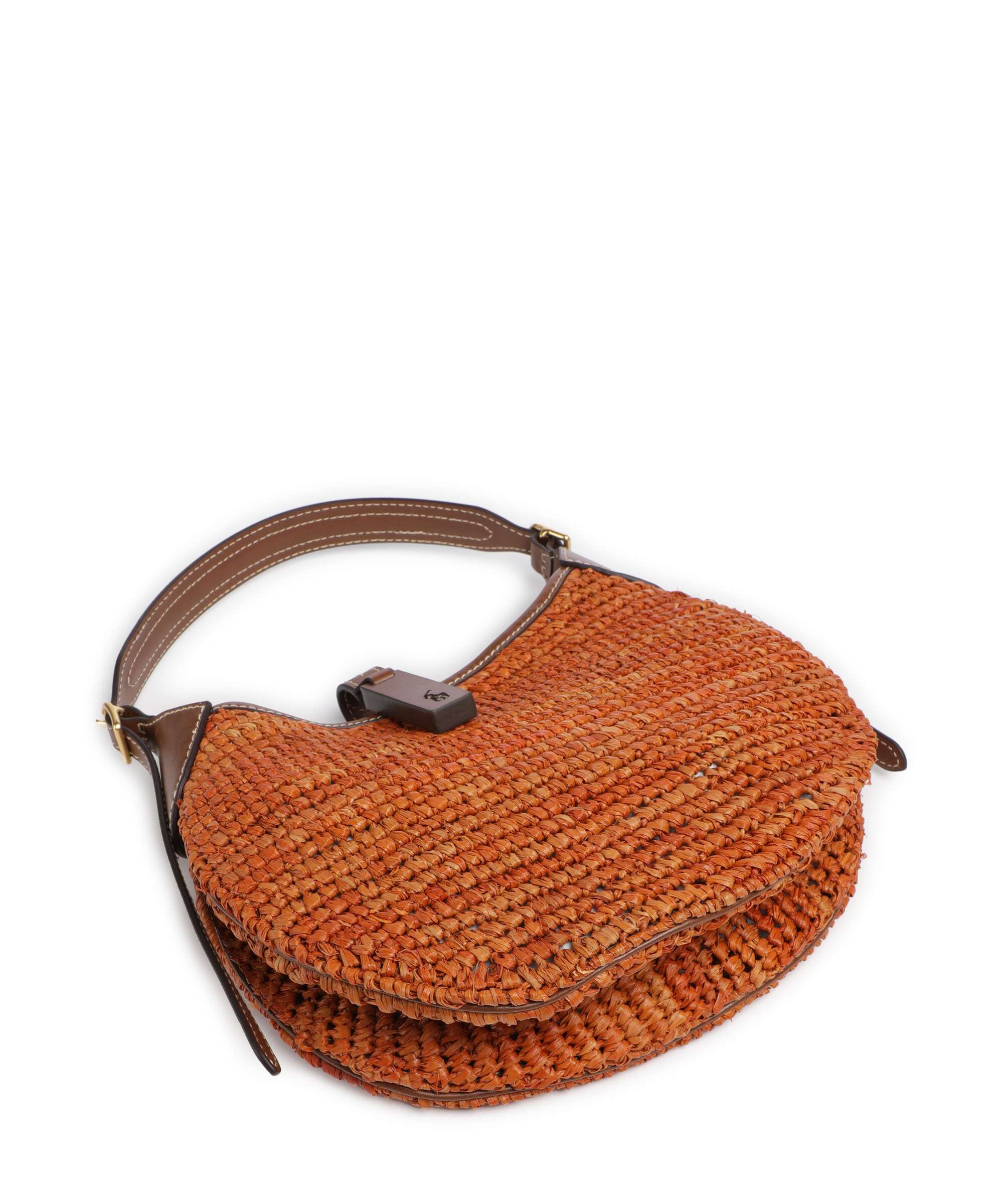 Polo Ralph Lauren ID Collection Small Hobo bag sequoia/cuoio - Image 6