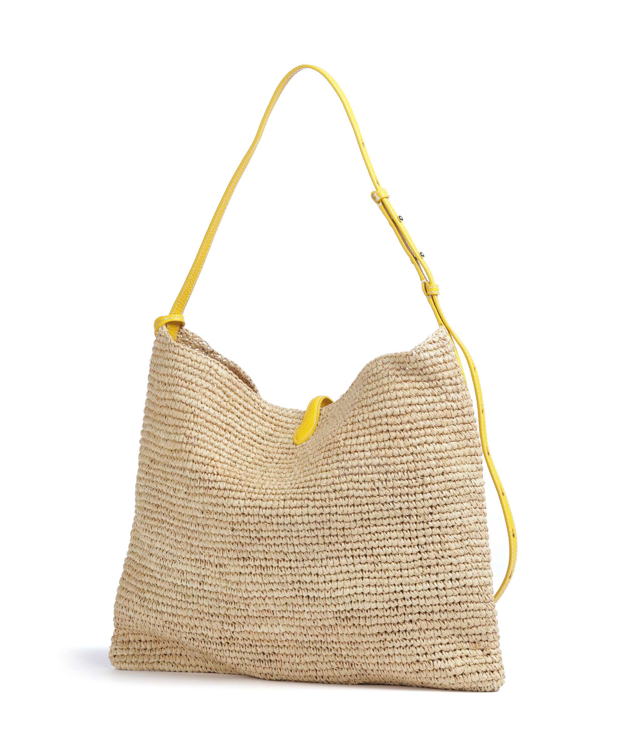Polo Ralph Lauren Play Large Hobo bag natural/canary yellow - Image 2