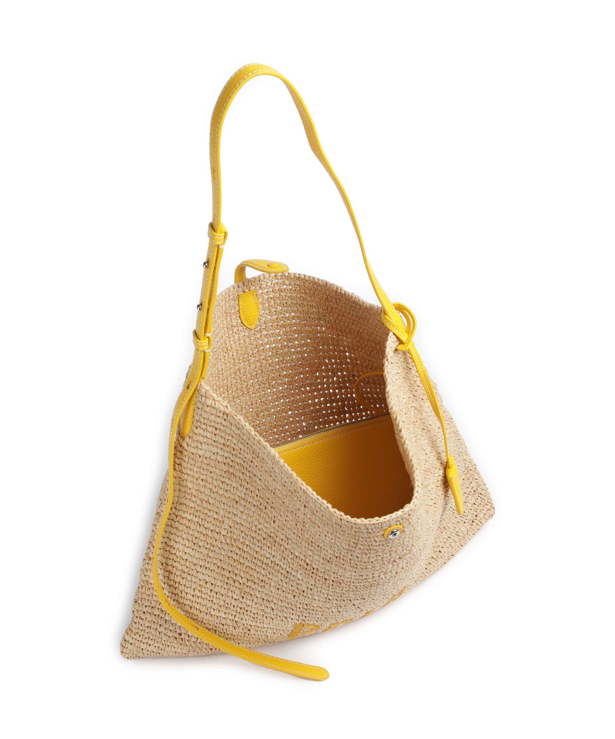 Polo Ralph Lauren Play Large Hobo bag natural/canary yellow - Image 6