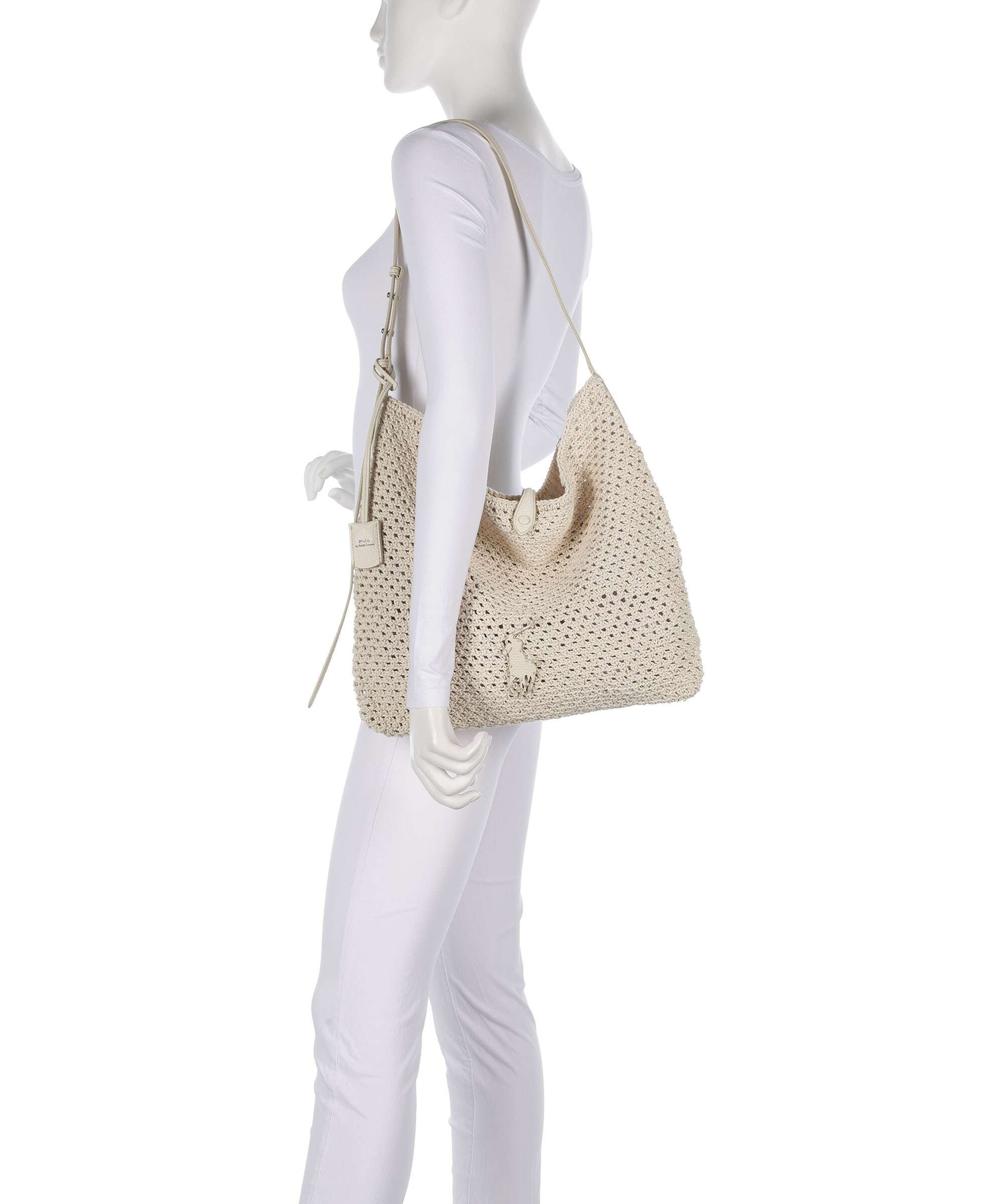 Polo Ralph Lauren Play Large Hobo bag ivory - Image 3