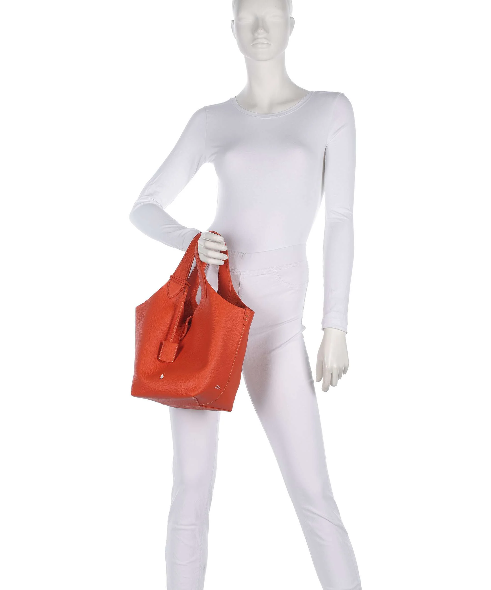 Polo Ralph Lauren Play Medium Handbag sunset orange - Image 3