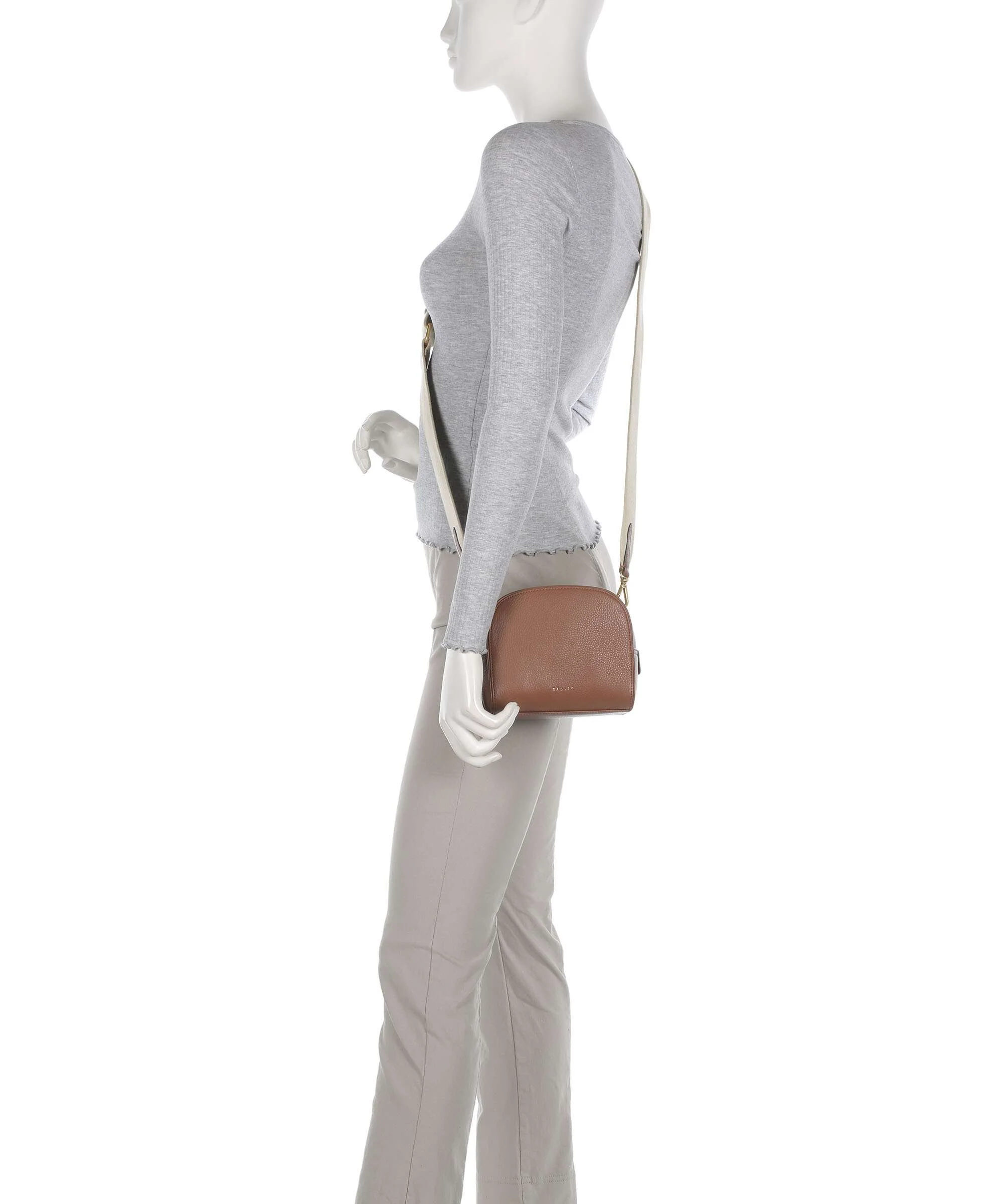 Radley London Arden Crescent Crossbody bag saddle - Image 3