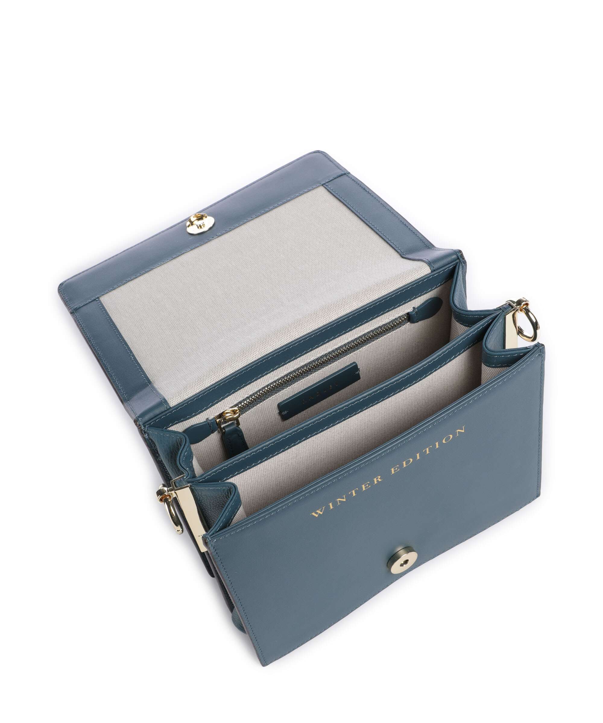 Radley London Book Street Winter Tales Crossbody bag teal - Image 6