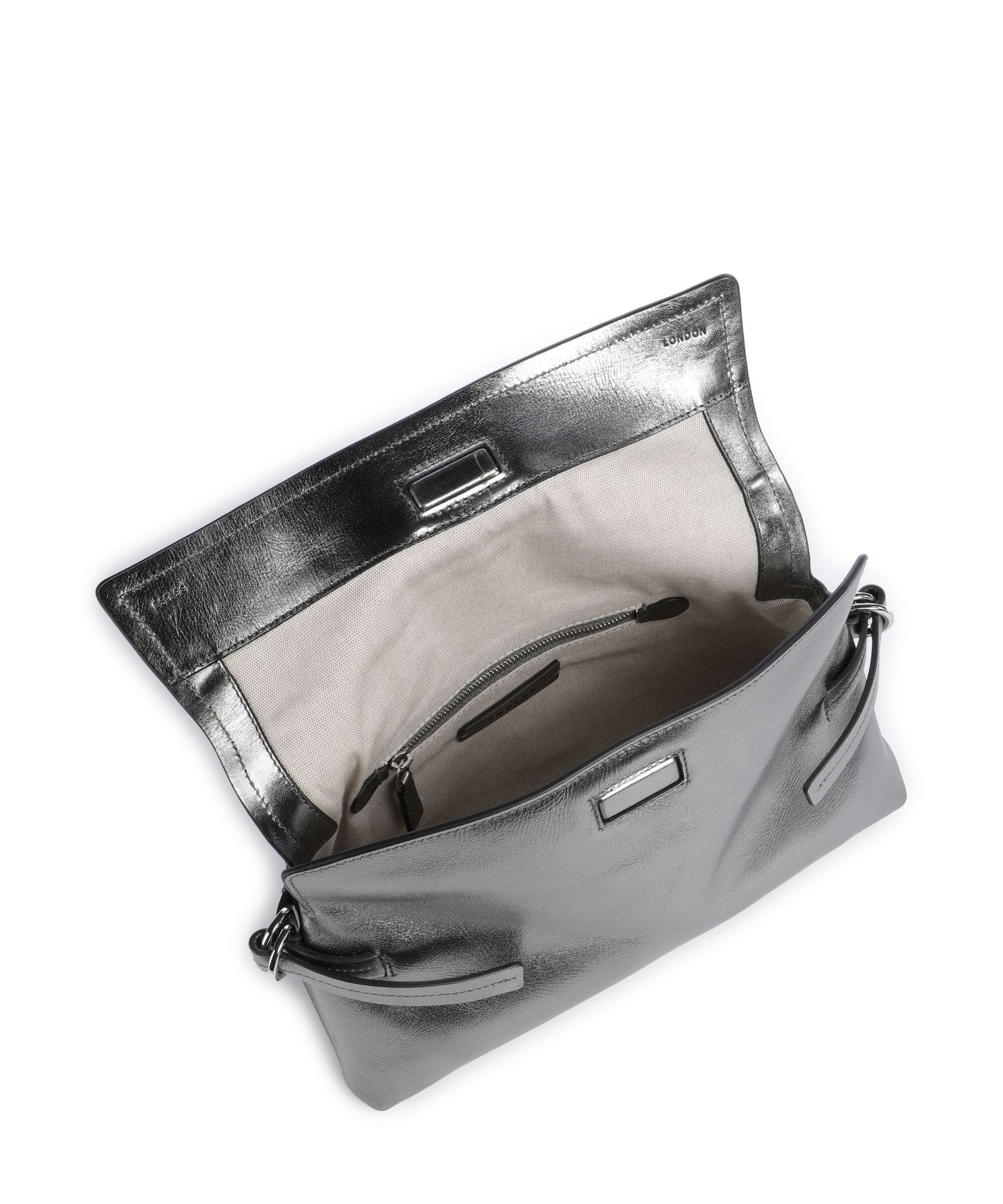 Radley London Fleet Street Clutch bag silver - Image 5