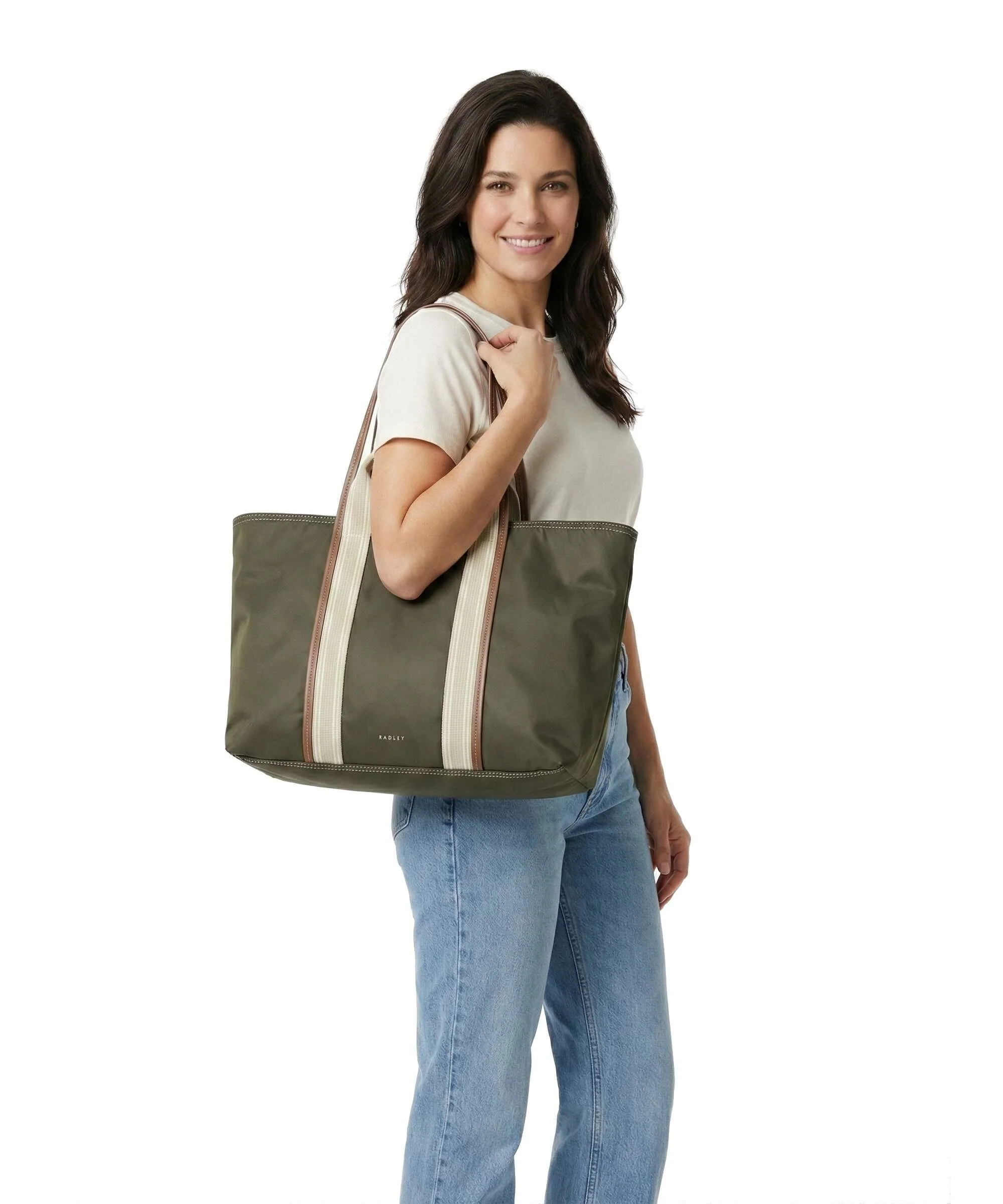 Radley London Halley Row Tote bag olive - Image 3