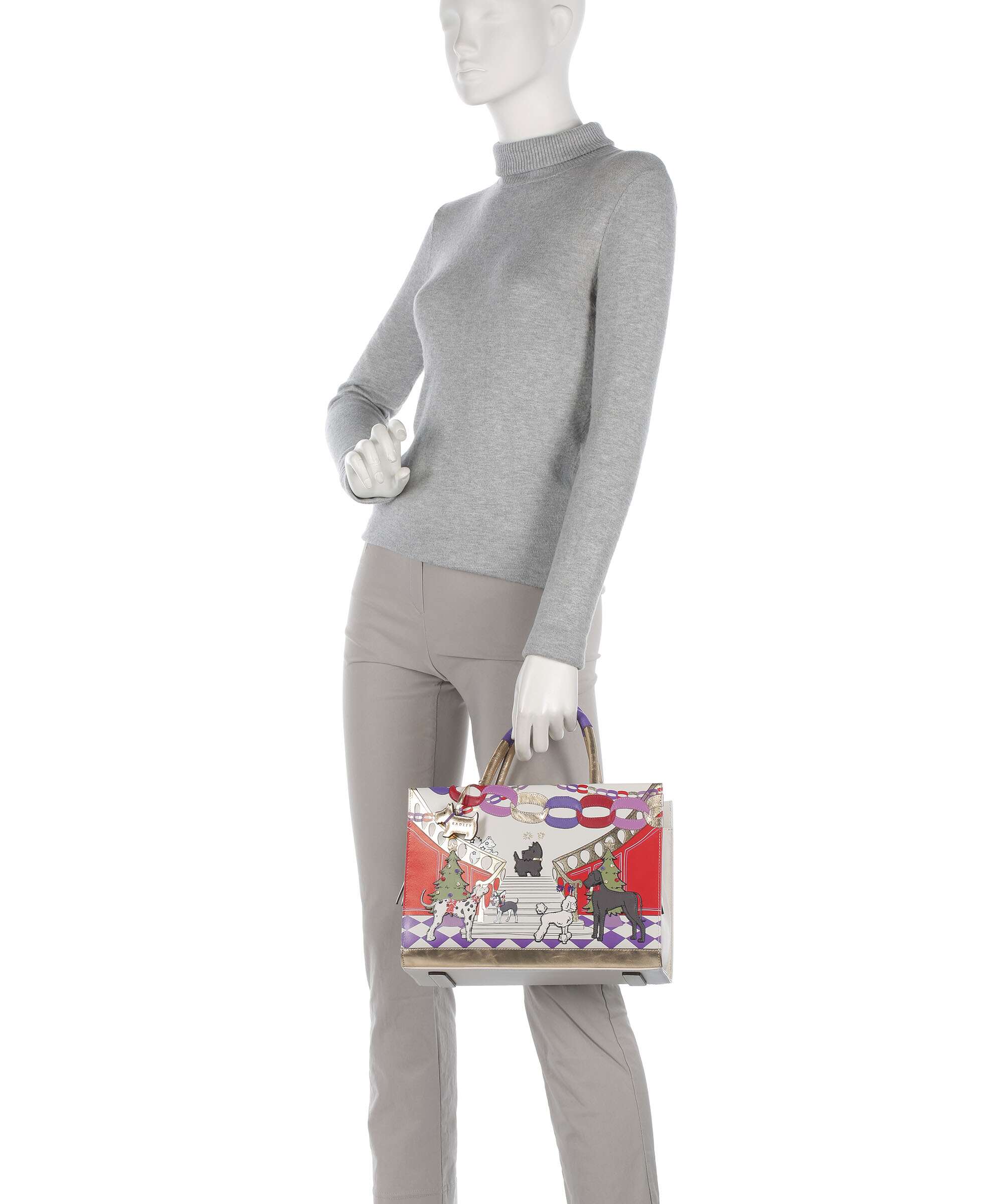 Radley London Picture Party Pals Handbag amethyst - Image 3