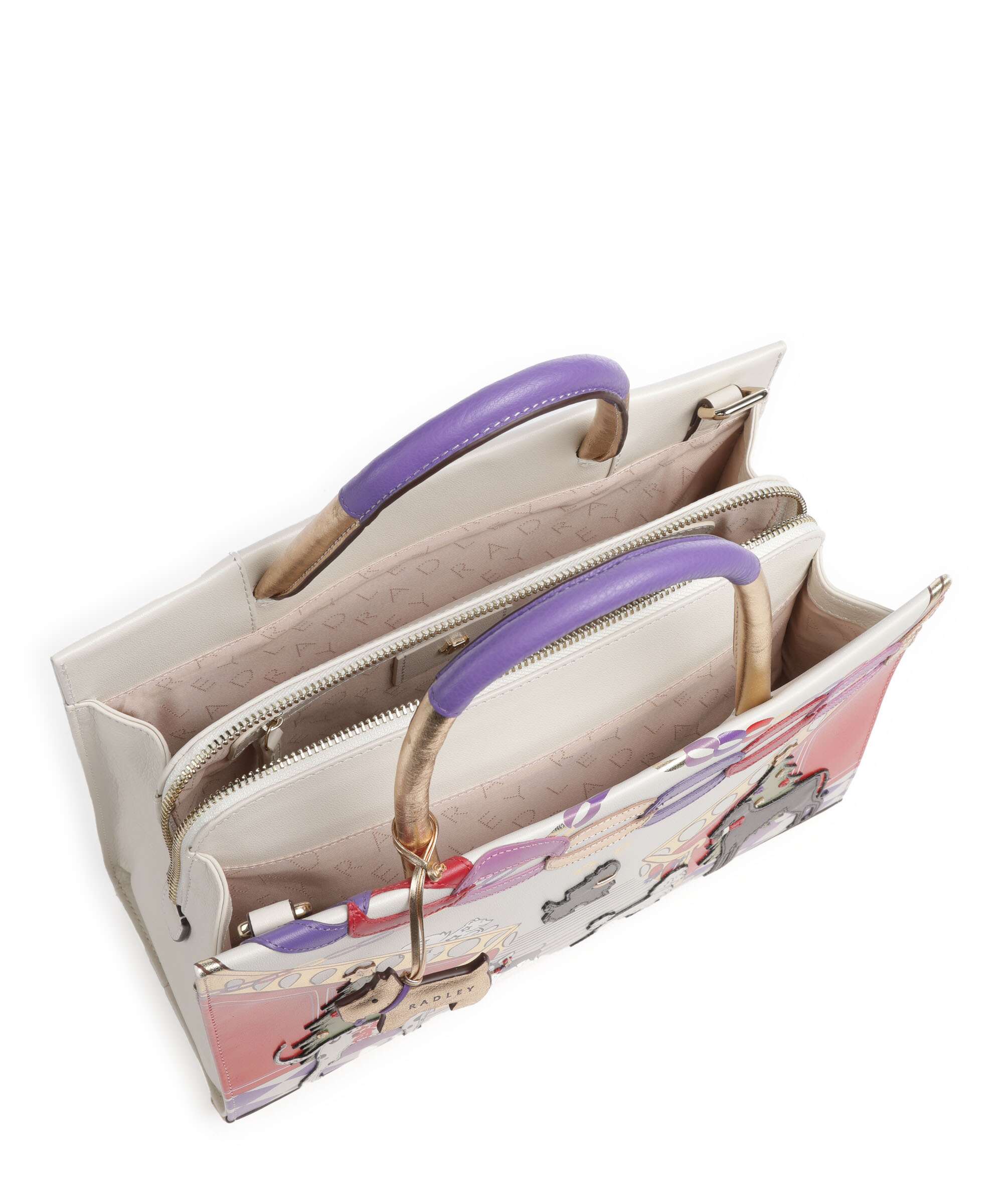 Radley London Picture Party Pals Handbag amethyst - Image 7