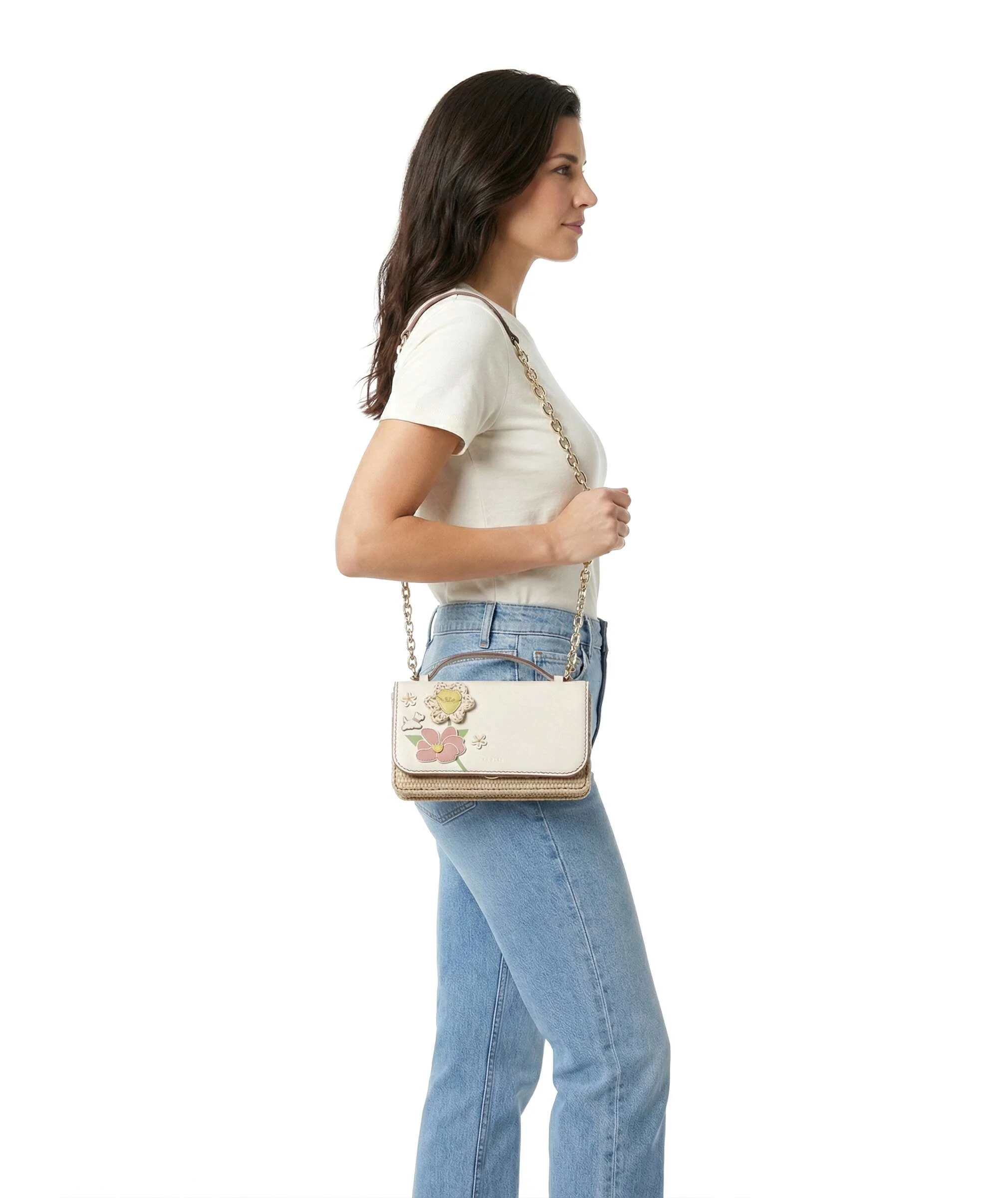 Radley London Spring Blooms Crossbody bag natural - Image 3