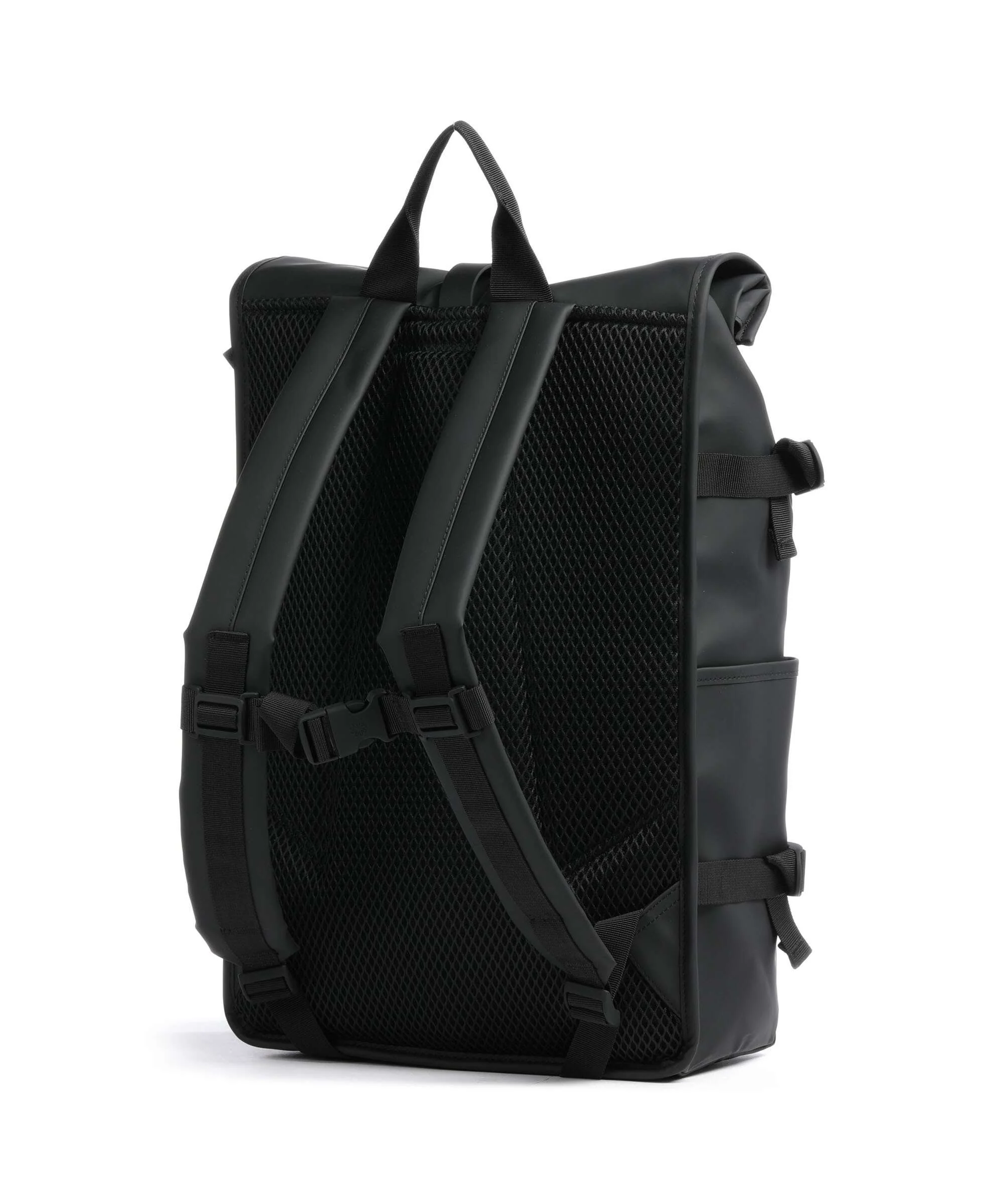 Rains Large Rolltop backpack black - Image 2
