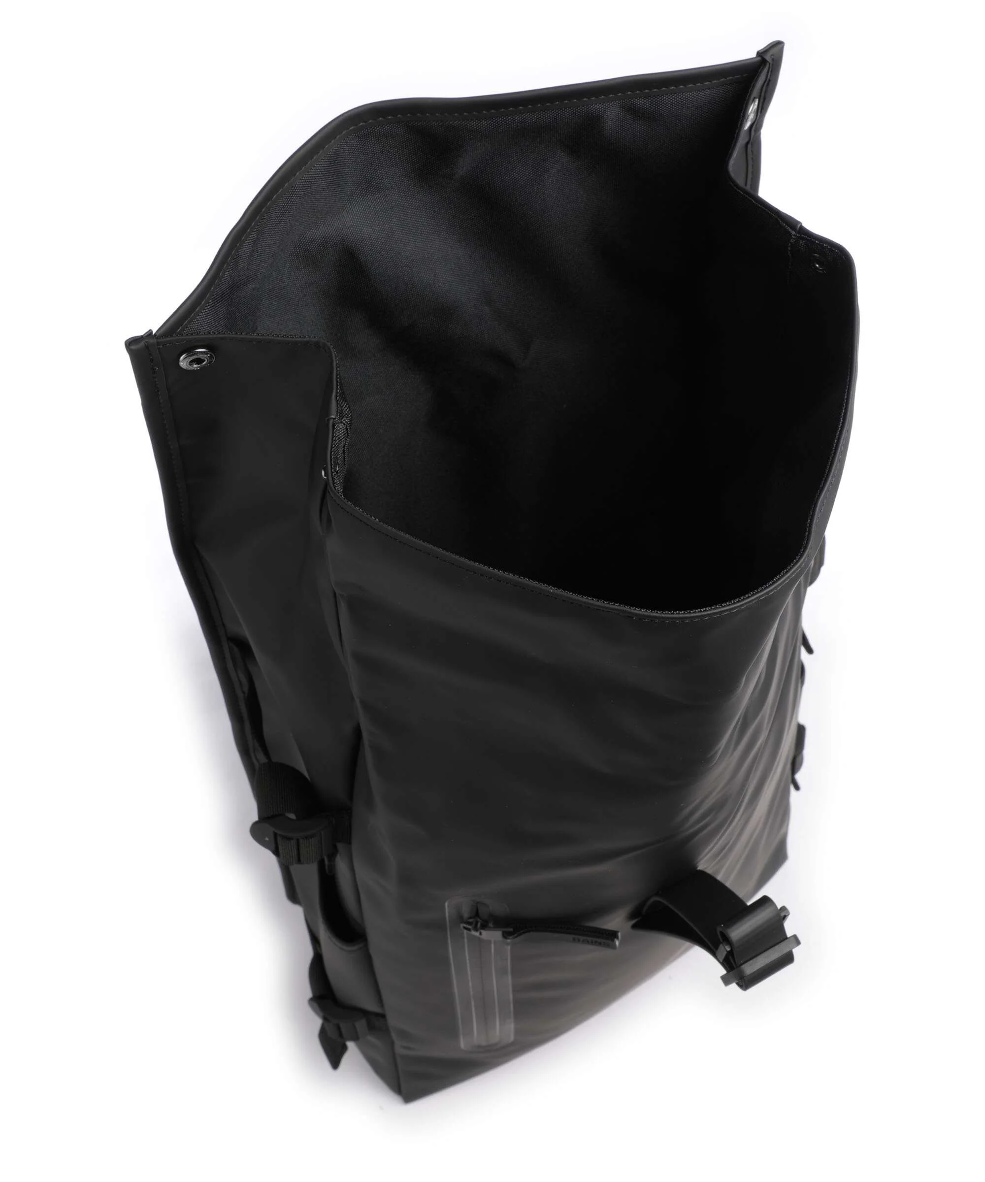 Rains Large Rolltop backpack black - Image 5