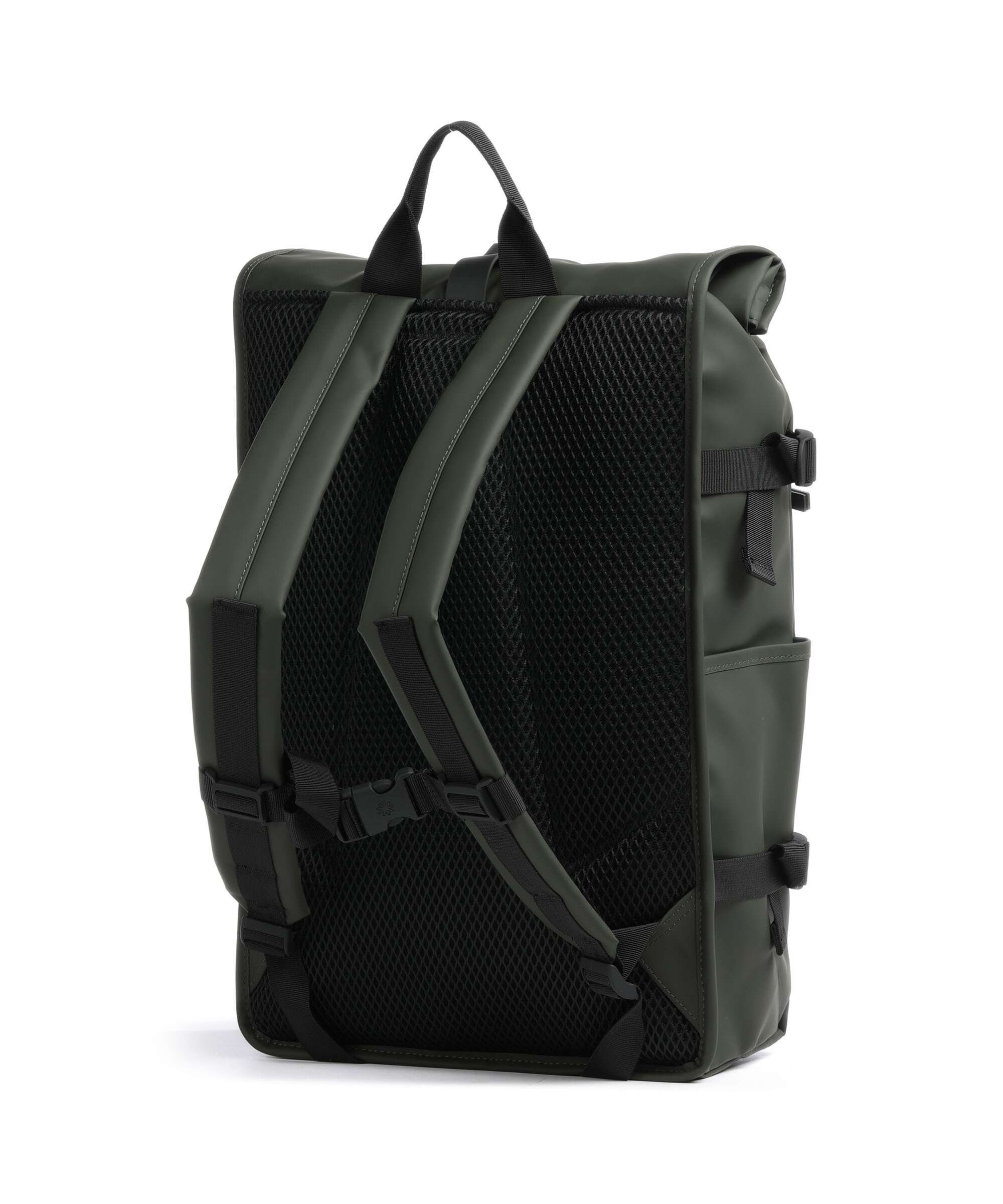 Rains Large Rolltop backpack green - Image 2