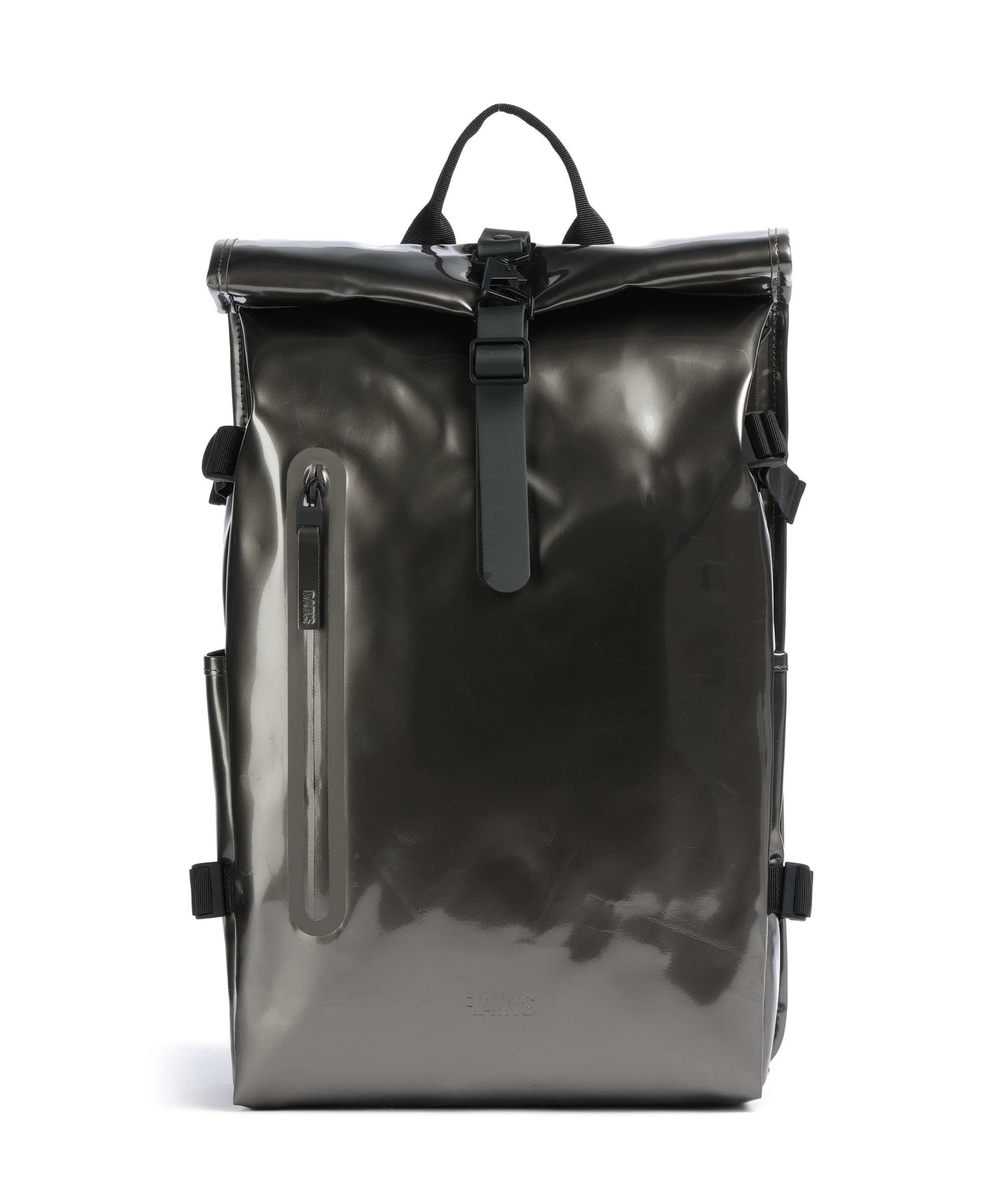 Rains Large Rolltop backpack raven