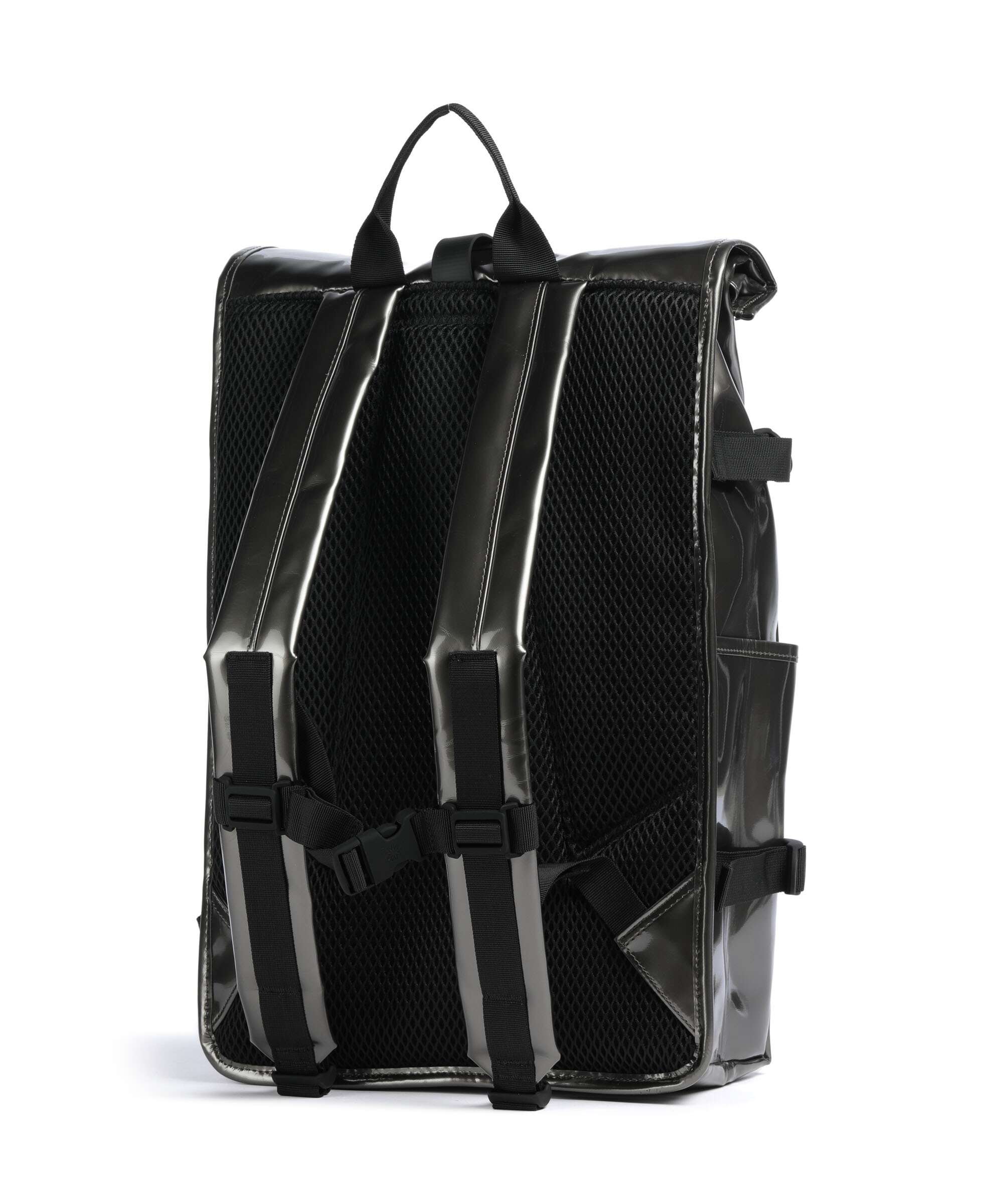Rains Large Rolltop backpack raven - Image 2