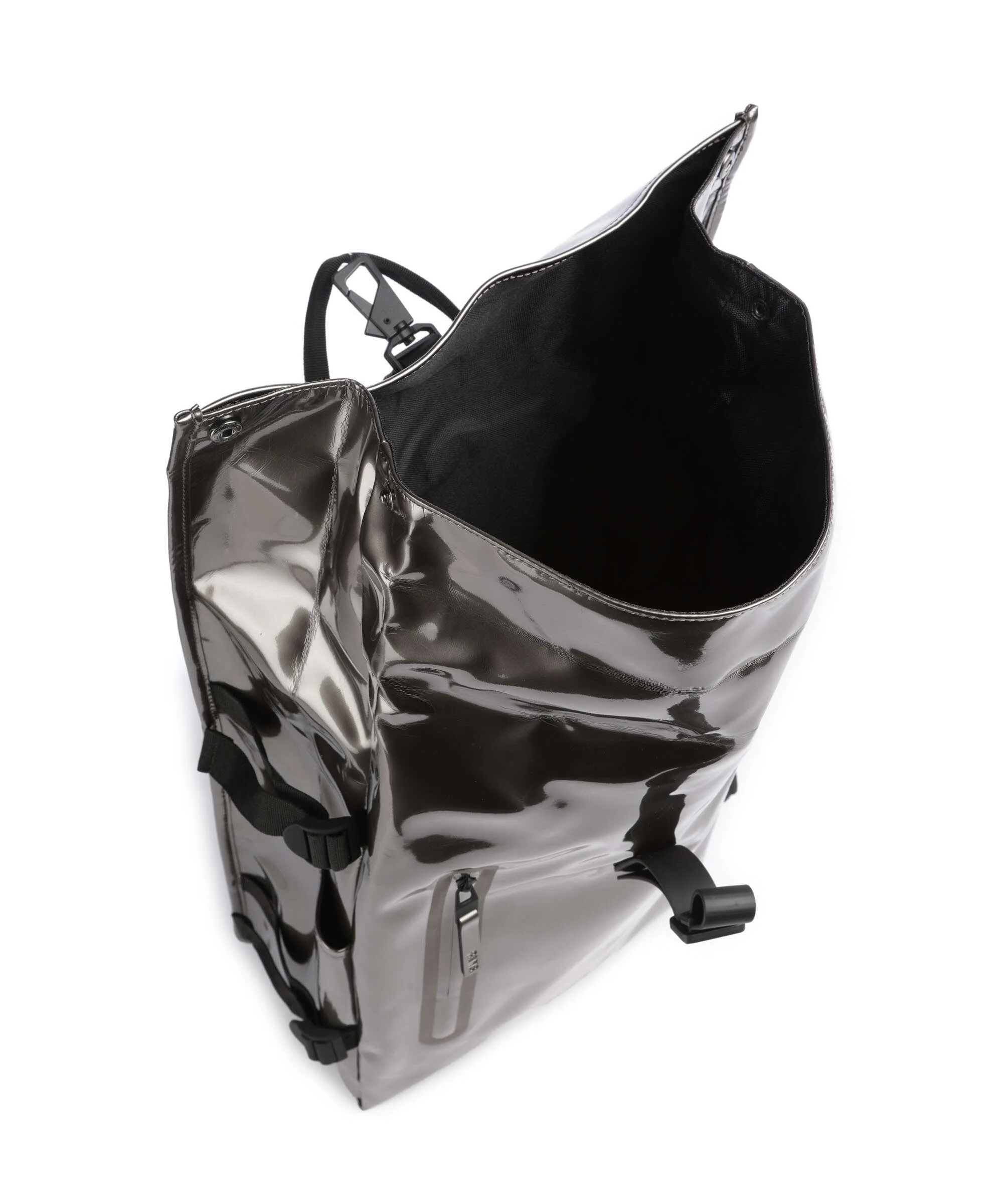 Rains Large Rolltop backpack raven - Image 6