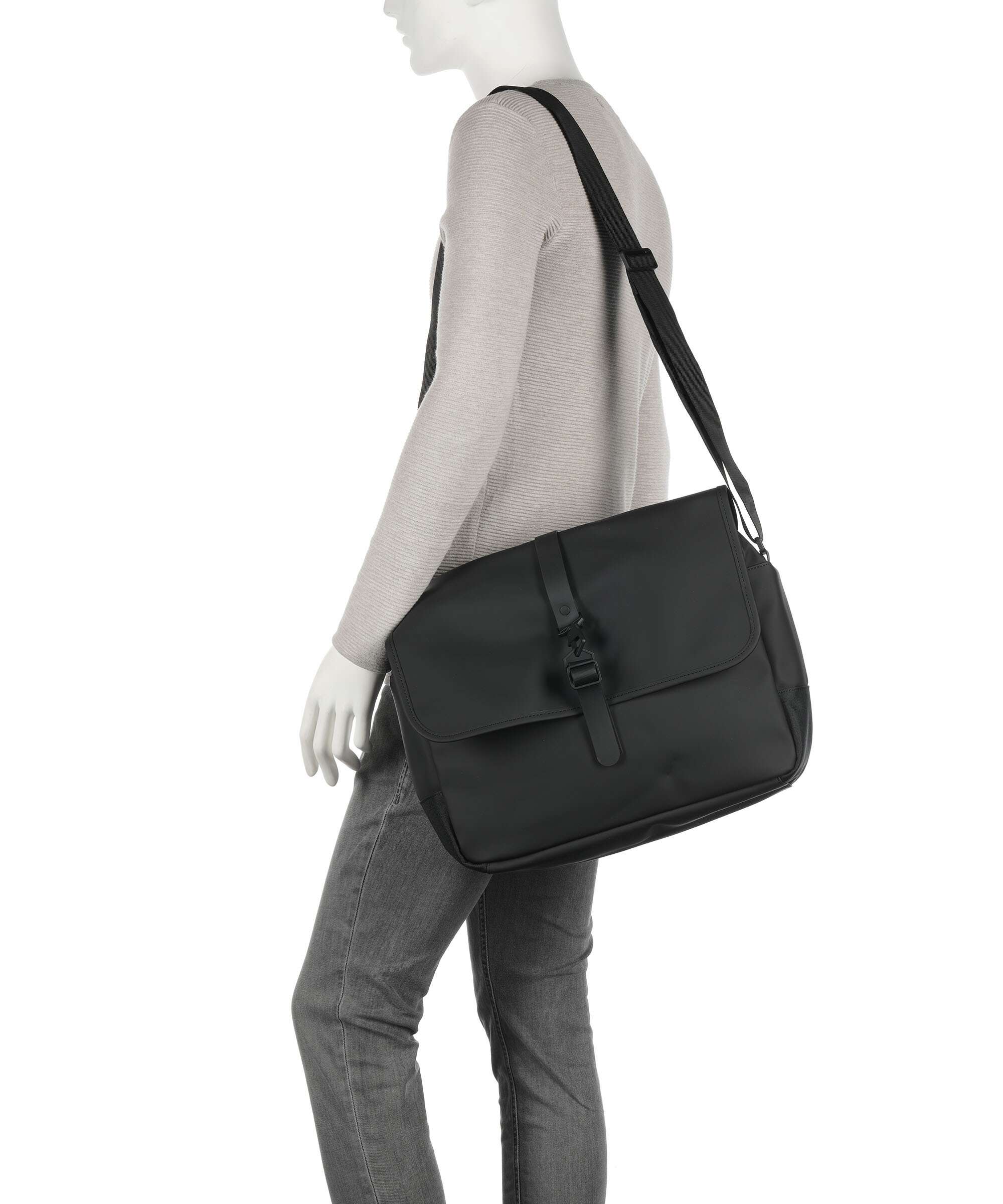 Rains Messenger bag black - Image 3