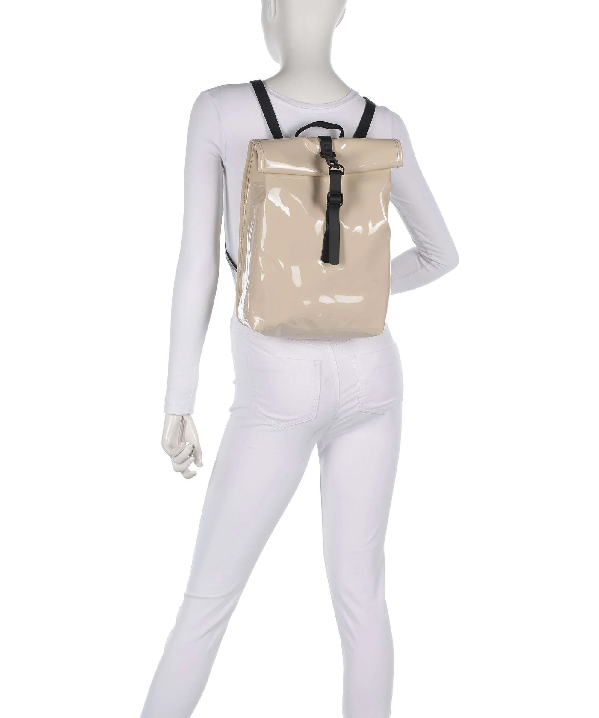 Rains Mini Rolltop backpack shore - Image 3