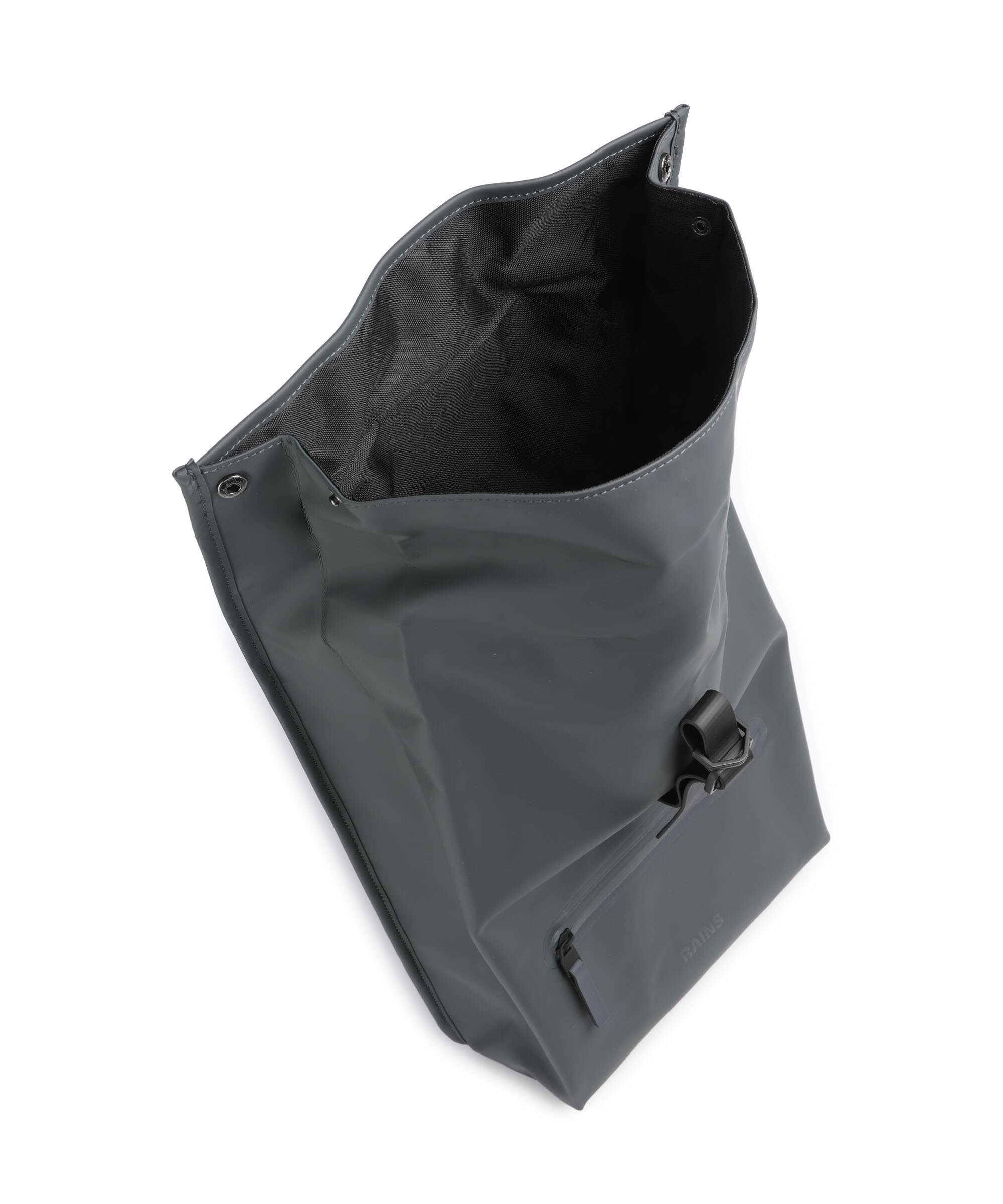 Rains Rolltop backpack dark grey - Image 5