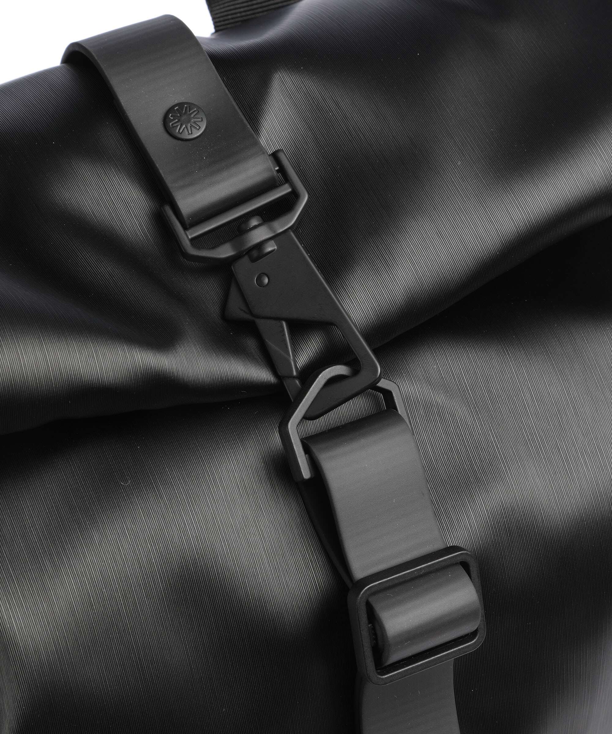 Rains Rolltop backpack black grain - Image 6