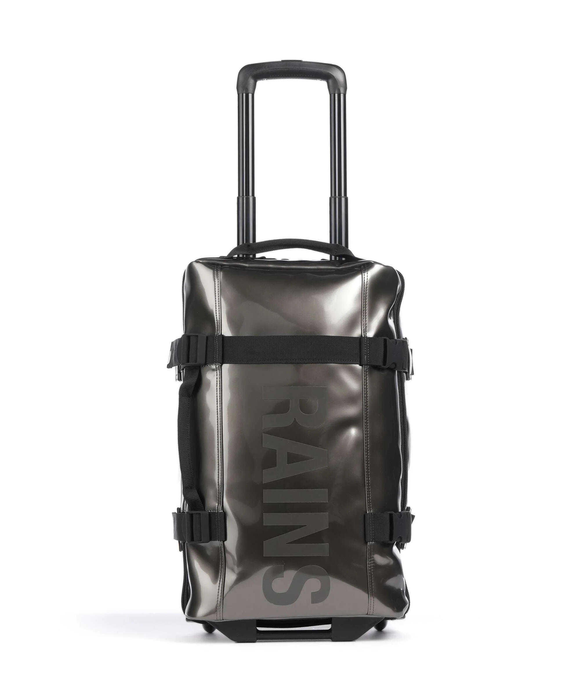Rains Texel Travel bag with wheels raven