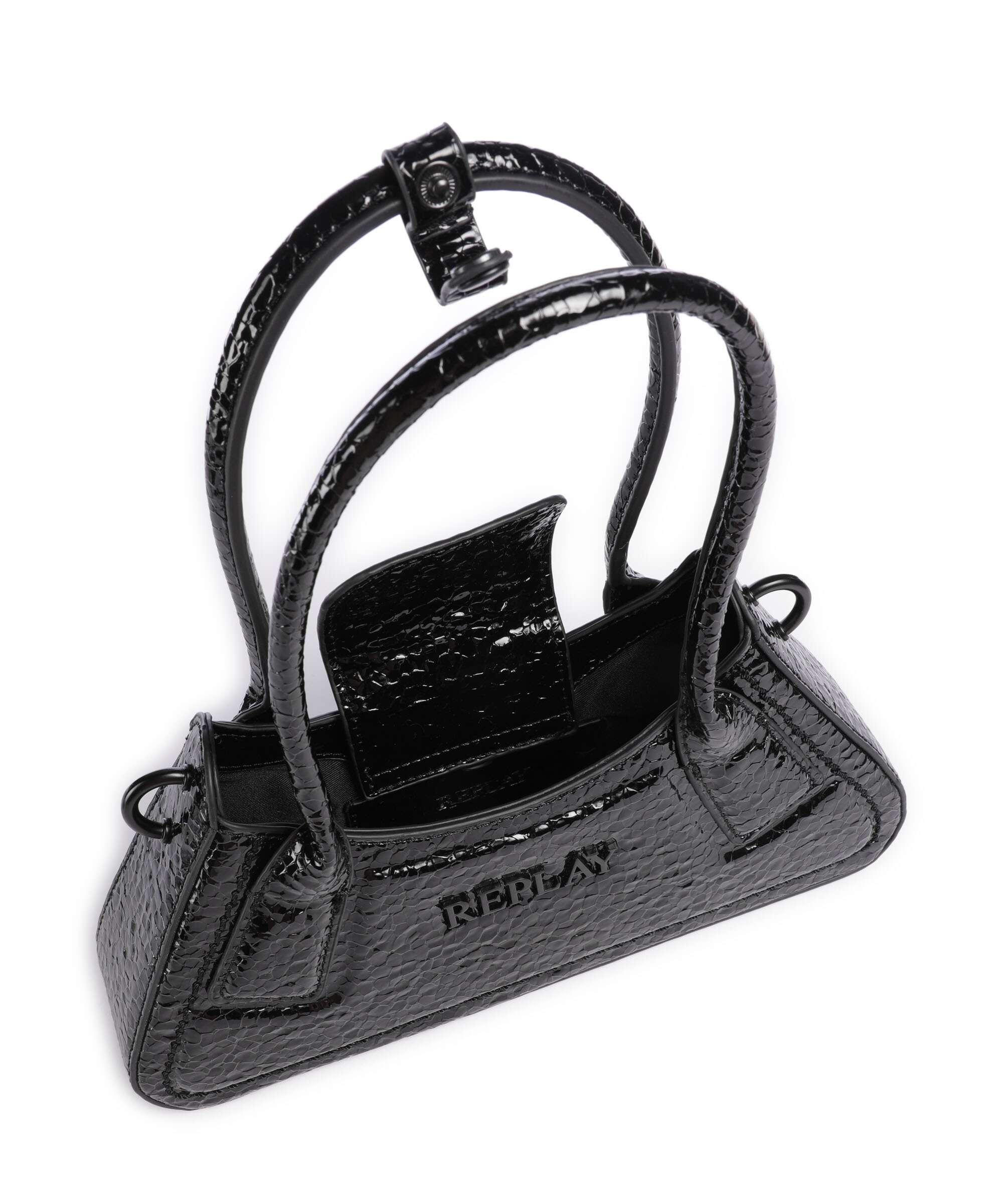 Replay Shoulder bag shiny black - Image 7