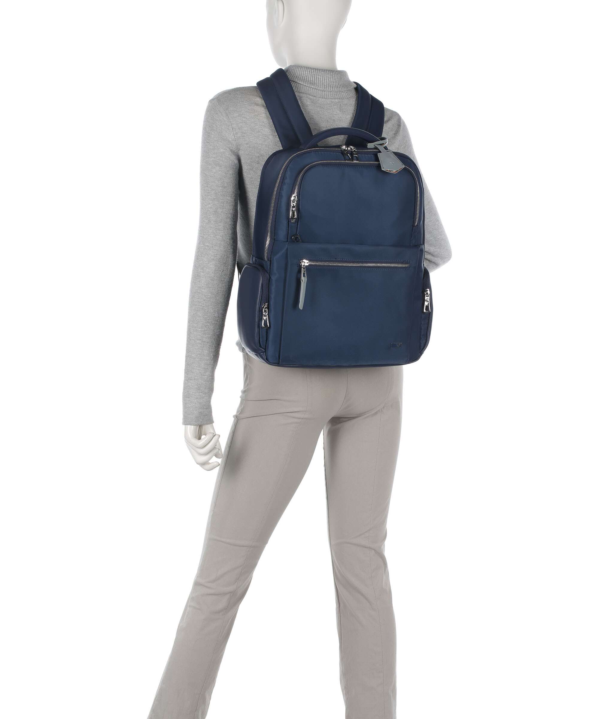 Roncato Biz Laptop backpack navy - Image 3