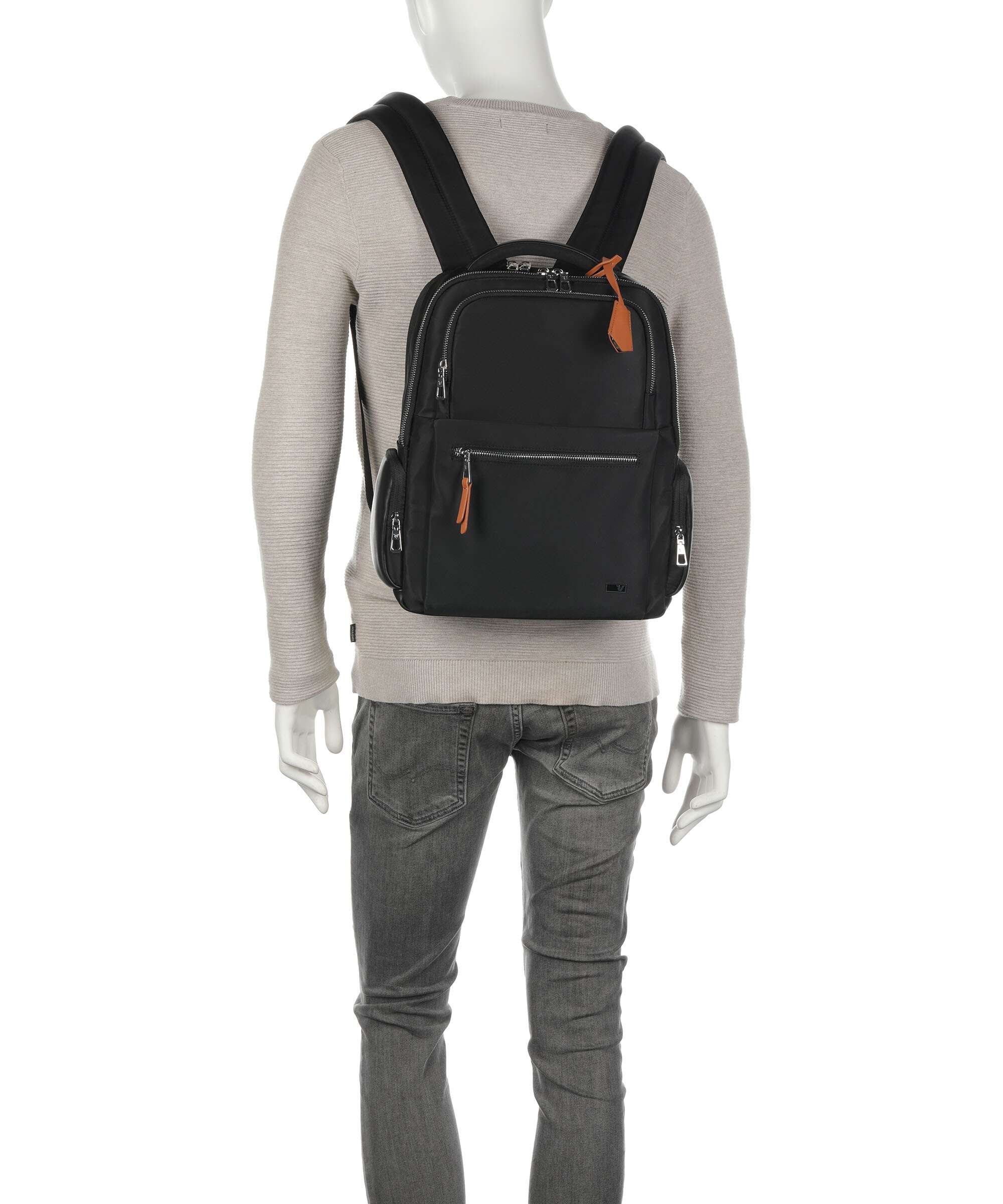 Roncato Biz Laptop backpack black - Image 4