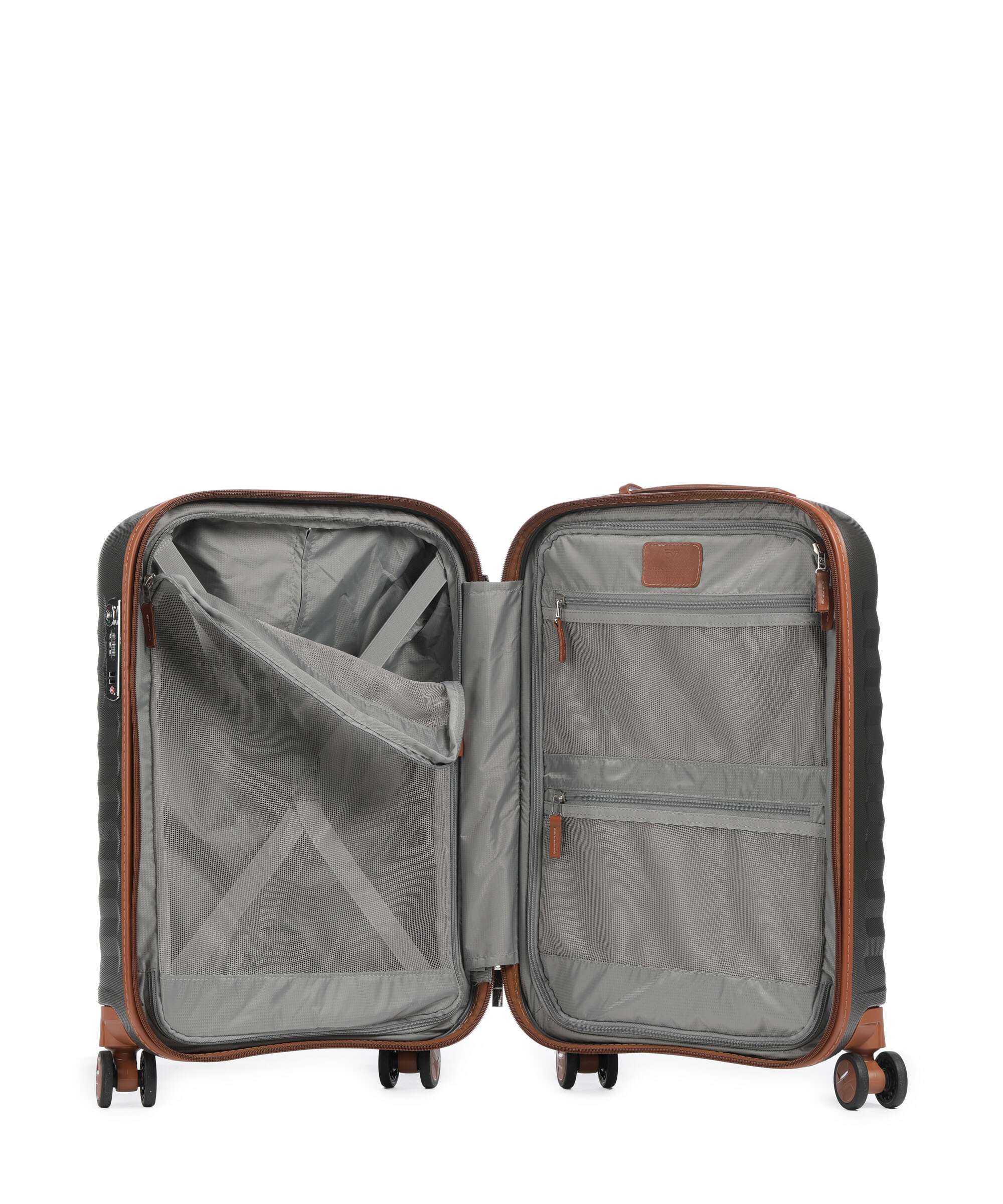 Roncato E-Lite Spinner (4 wheels) titanio/cognac - Image 5