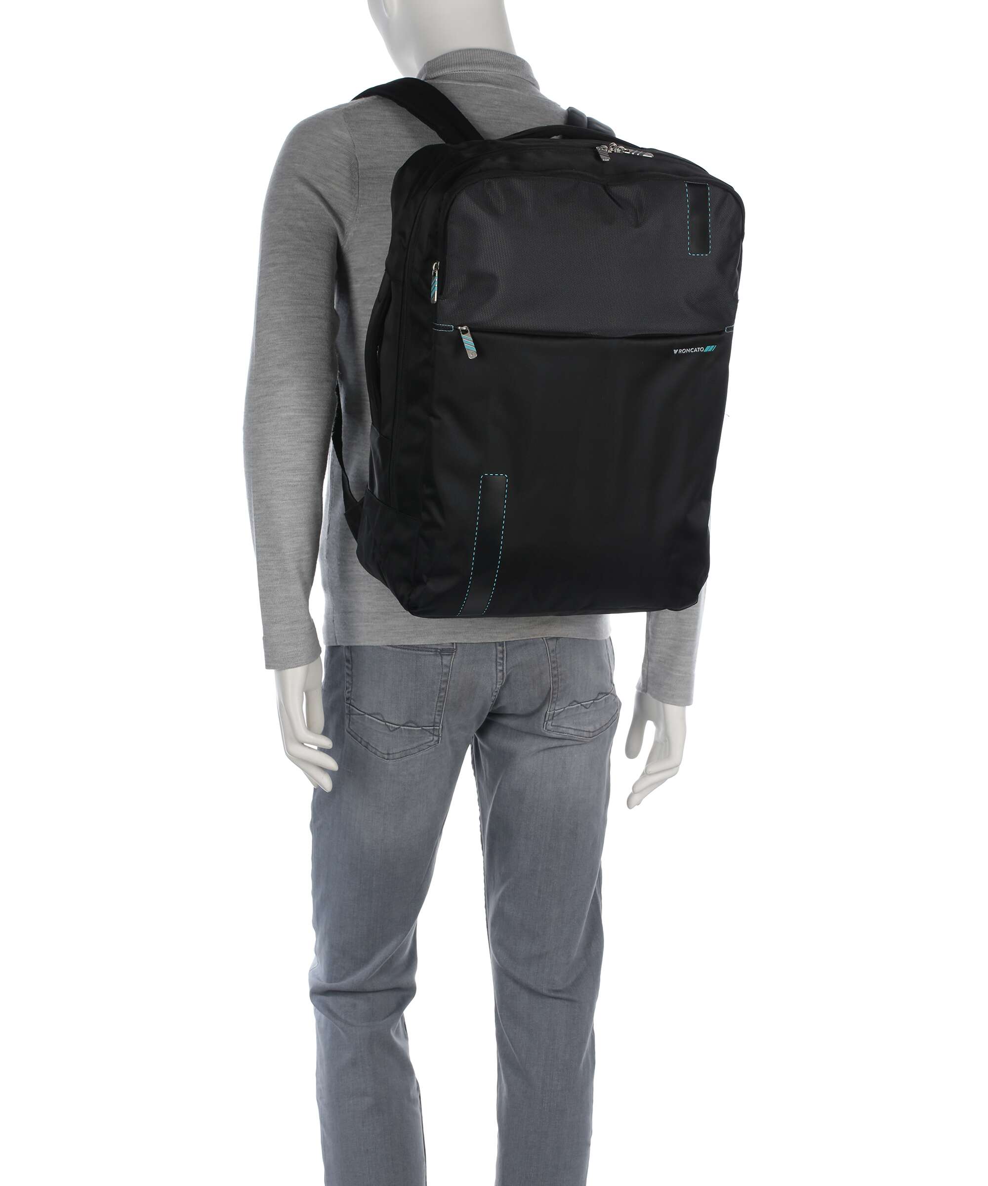 Roncato Speed 39 Travel backpack black - Image 3