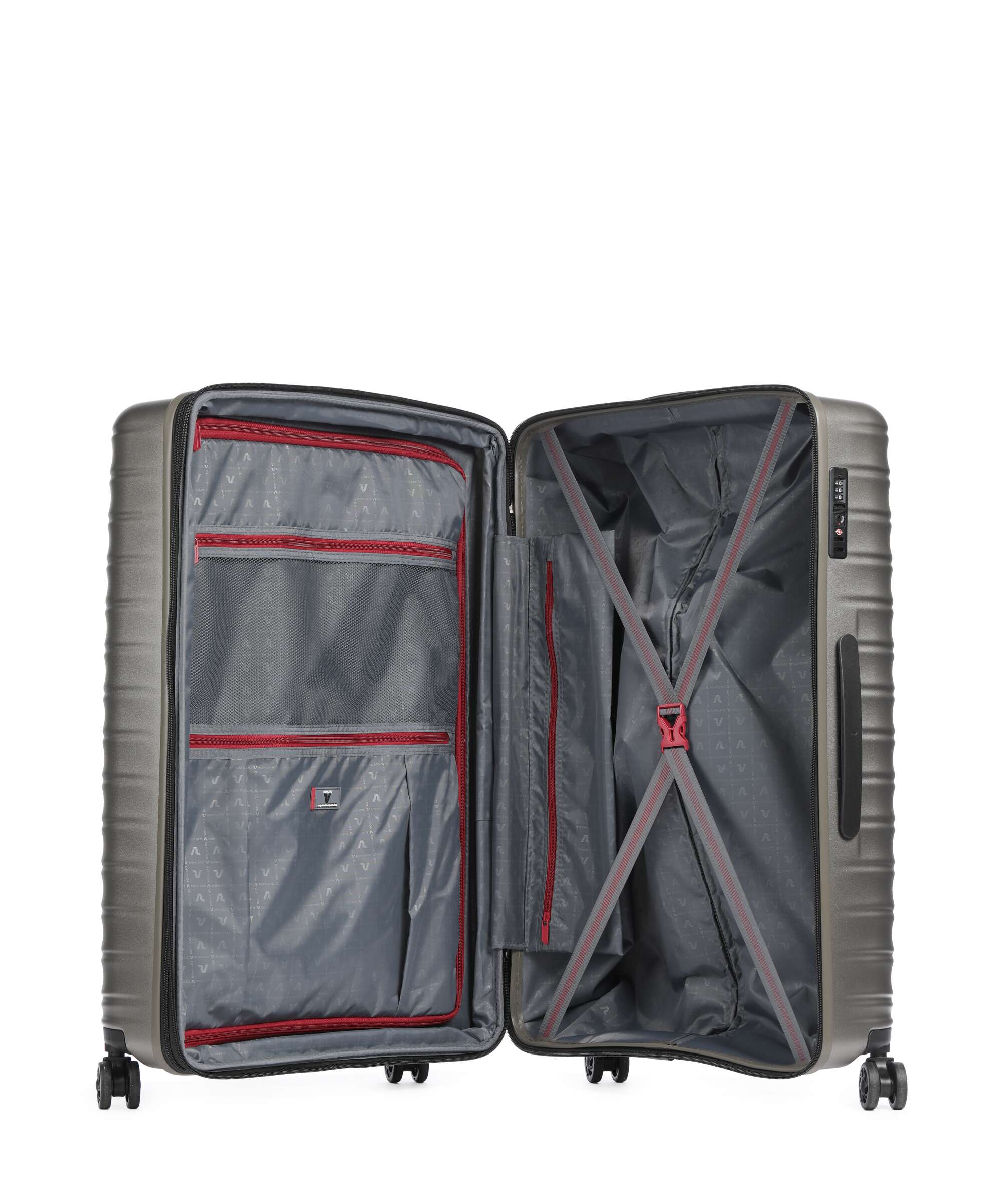 Roncato Wave DLX Spinner (4 wheels) champagne - Image 6