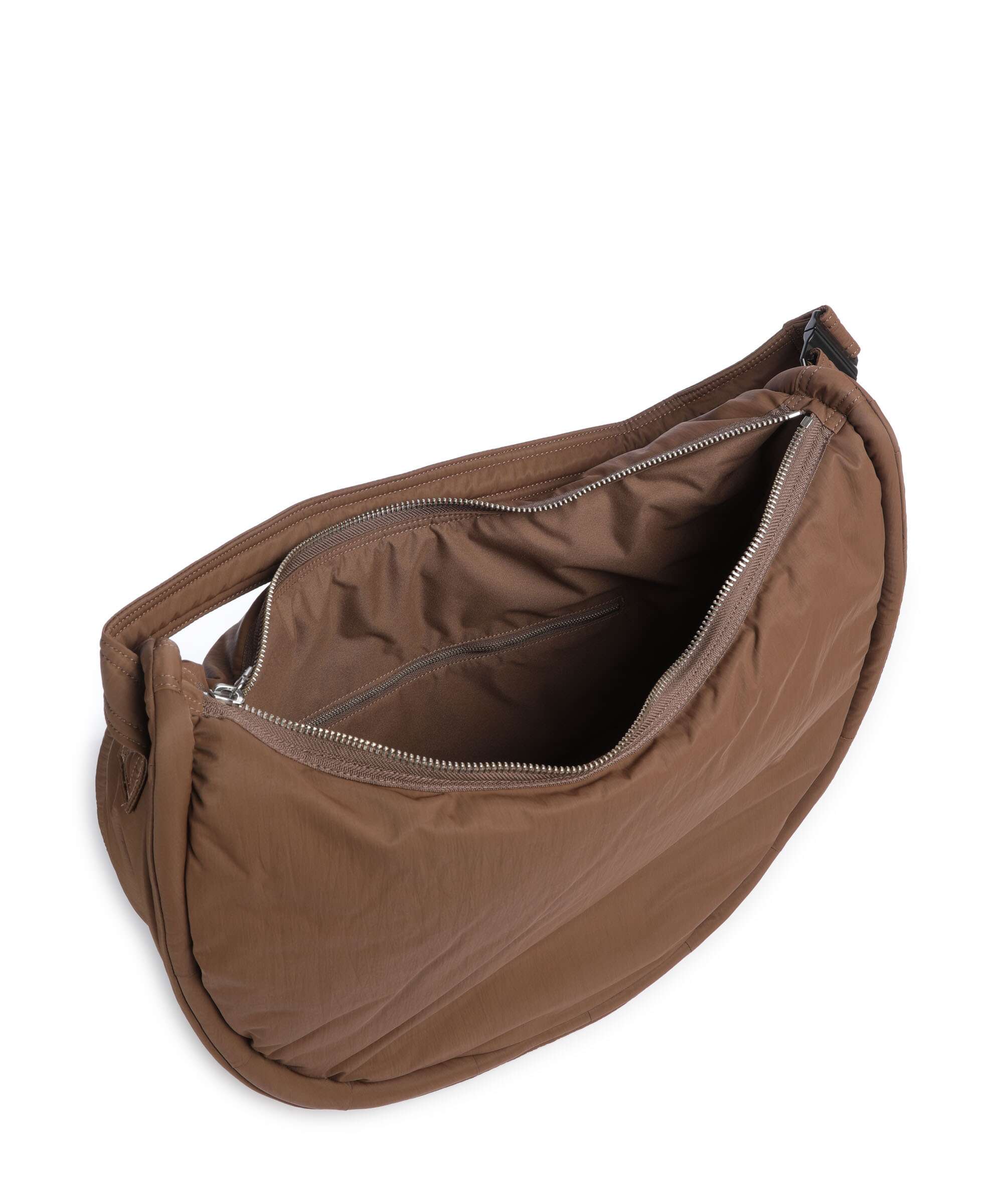 Sandqvist Curve L Hobo bag dark taupe - Image 5