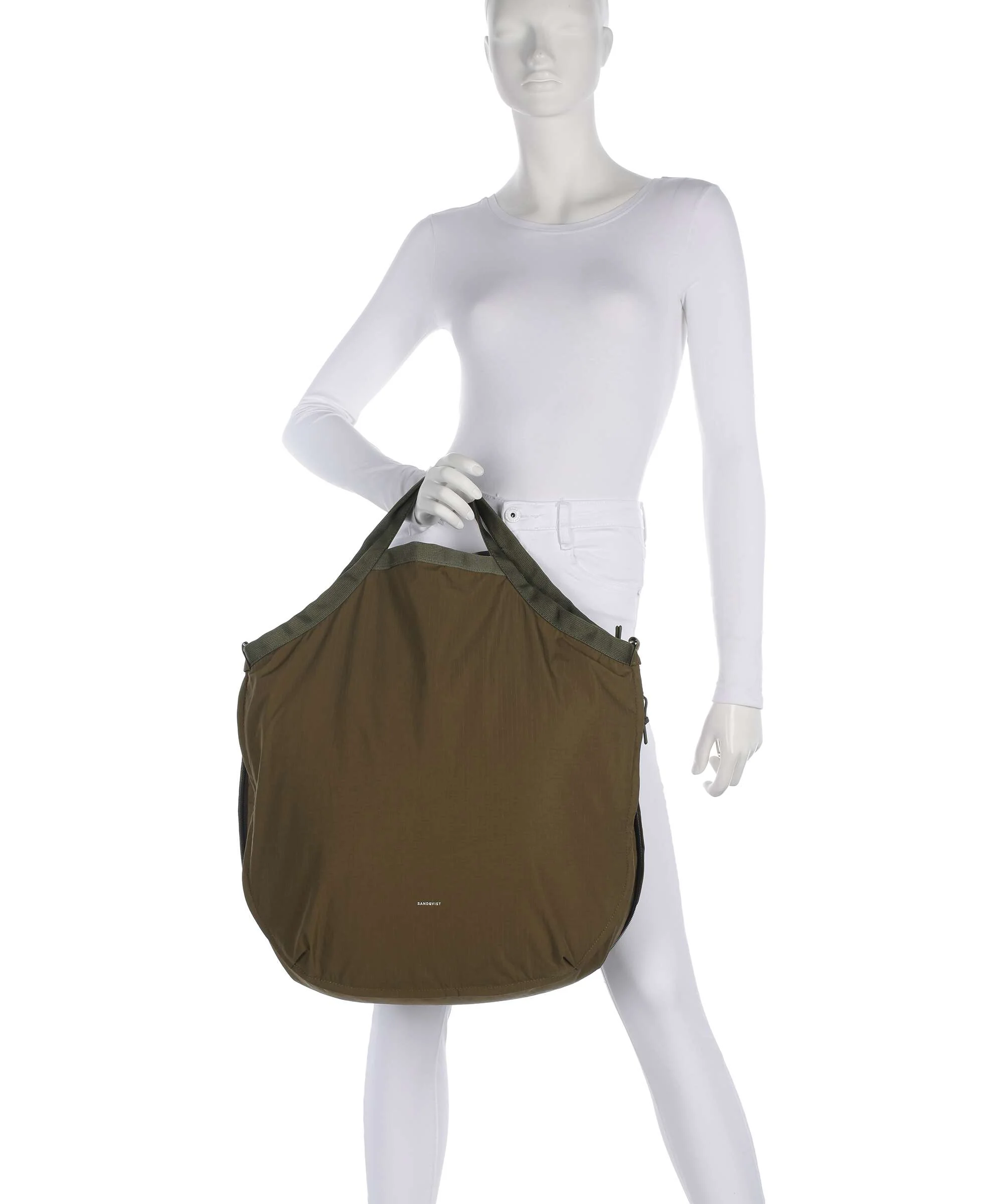 Sandqvist Grid Handbag olive - Image 3