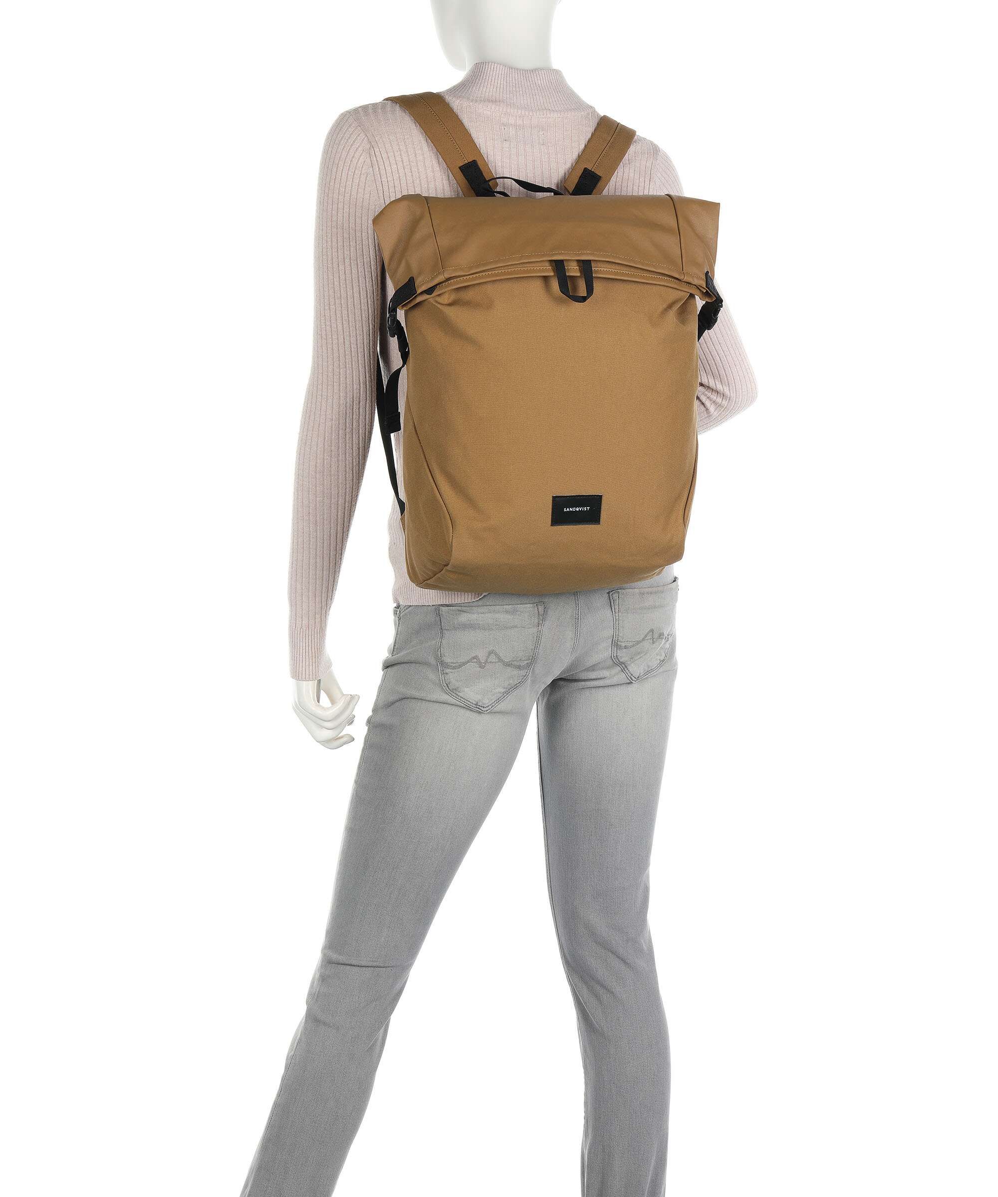 Sandqvist Ground Alfred Rolltop backpack black - Image 3
