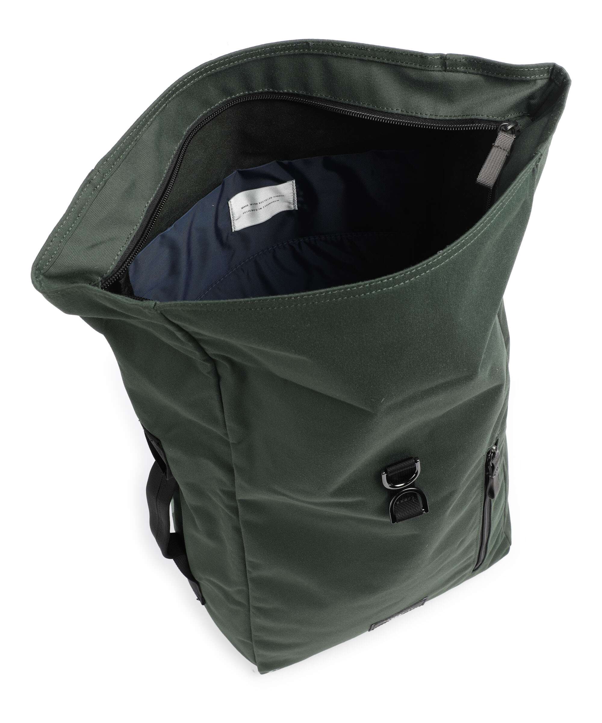 Sandqvist Ground Dante Vegan Rolltop backpack dawn green - Image 6
