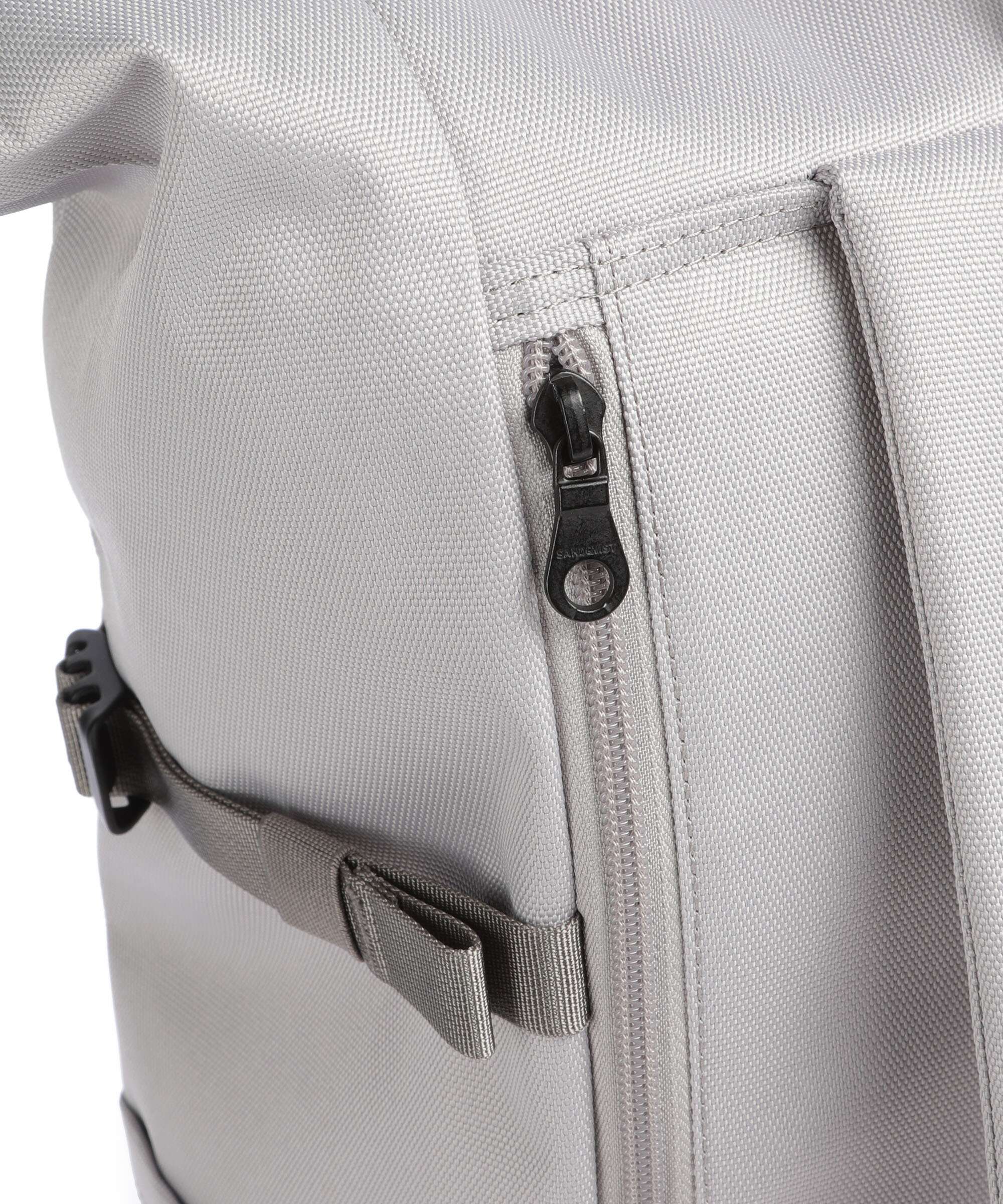 Sandqvist Icon L Rolltop backpack light grey - Image 5