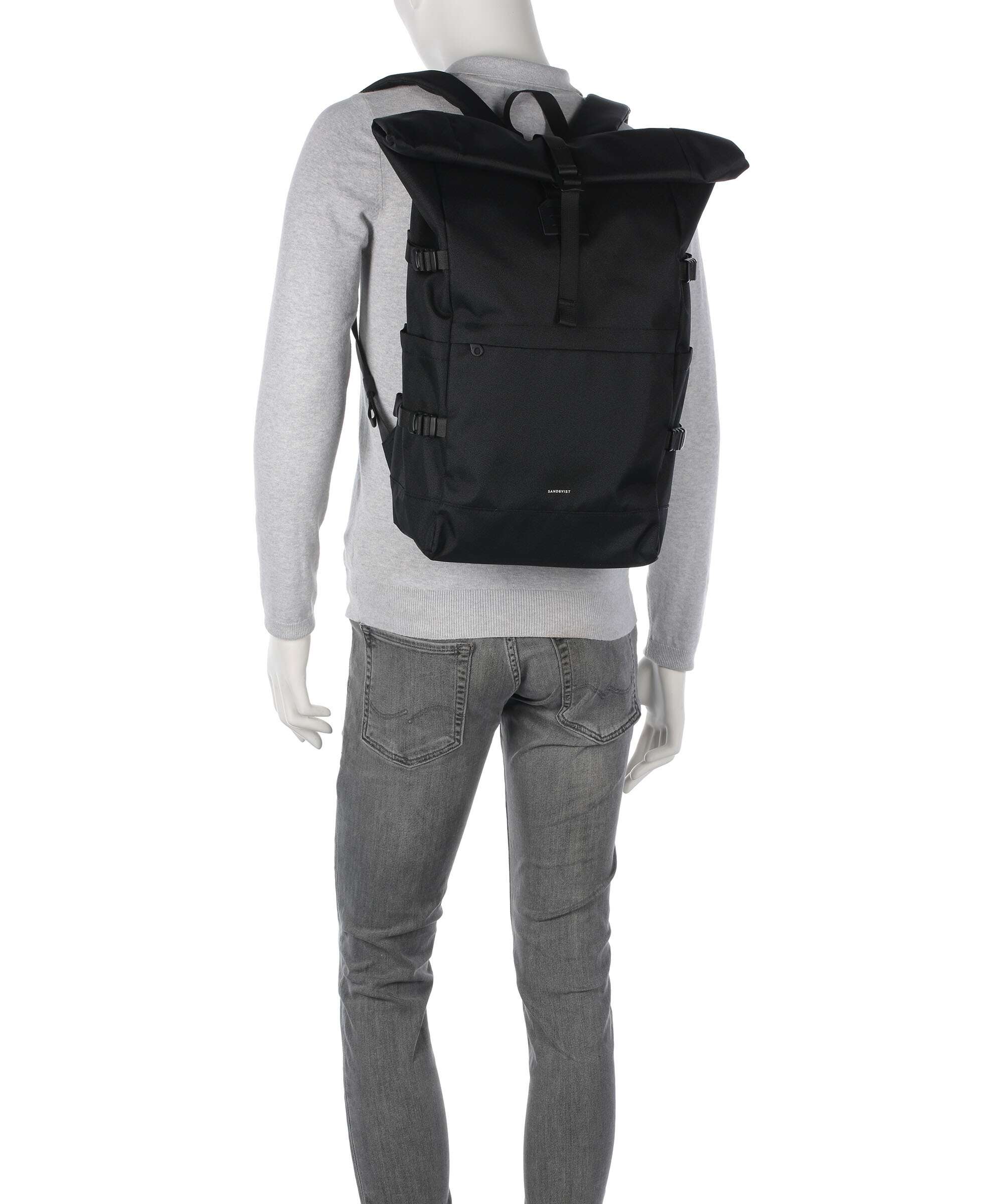 Sandqvist Icon L Rolltop backpack black - Image 3