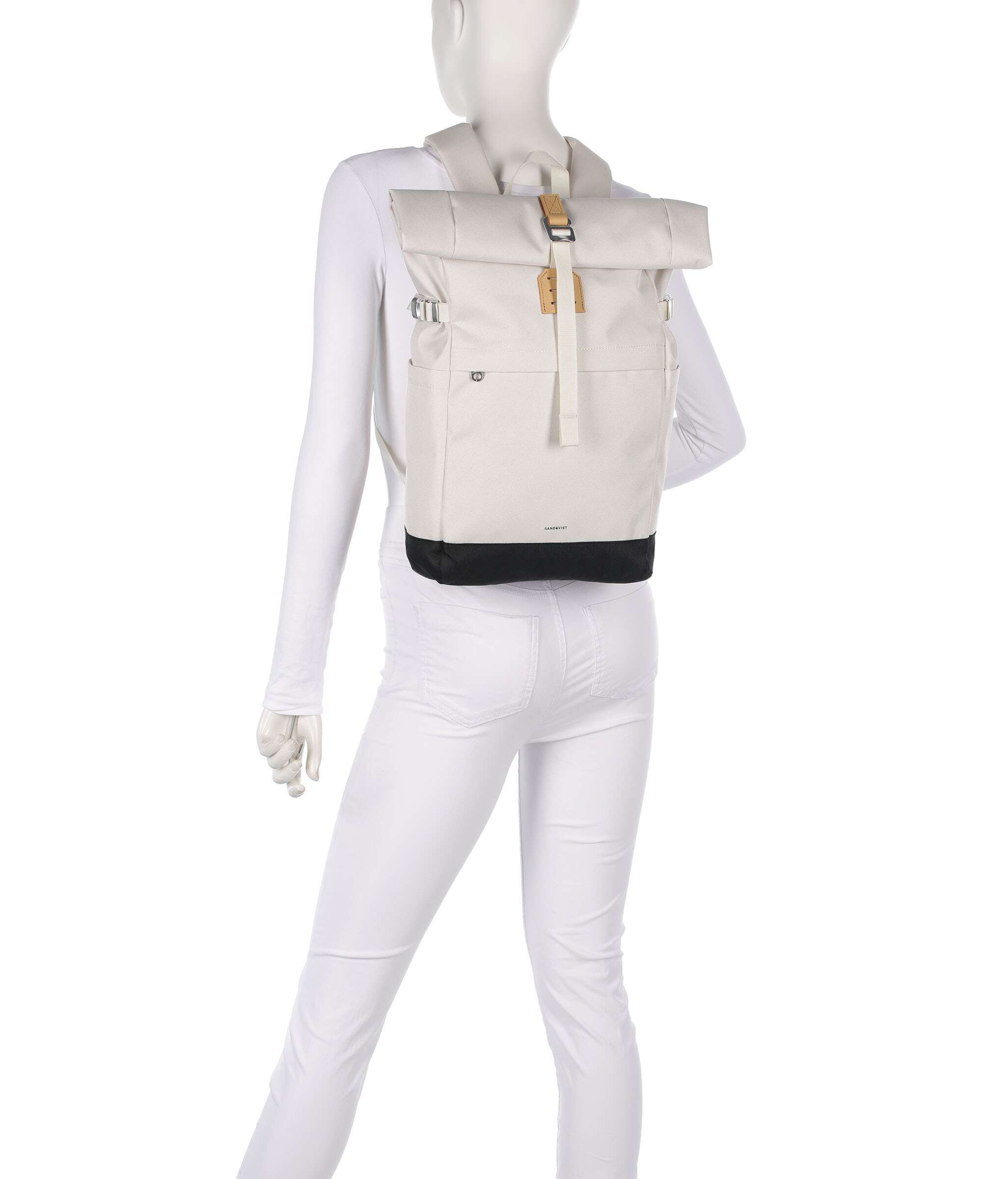 Sandqvist Icon M Rolltop backpack birch - Image 3
