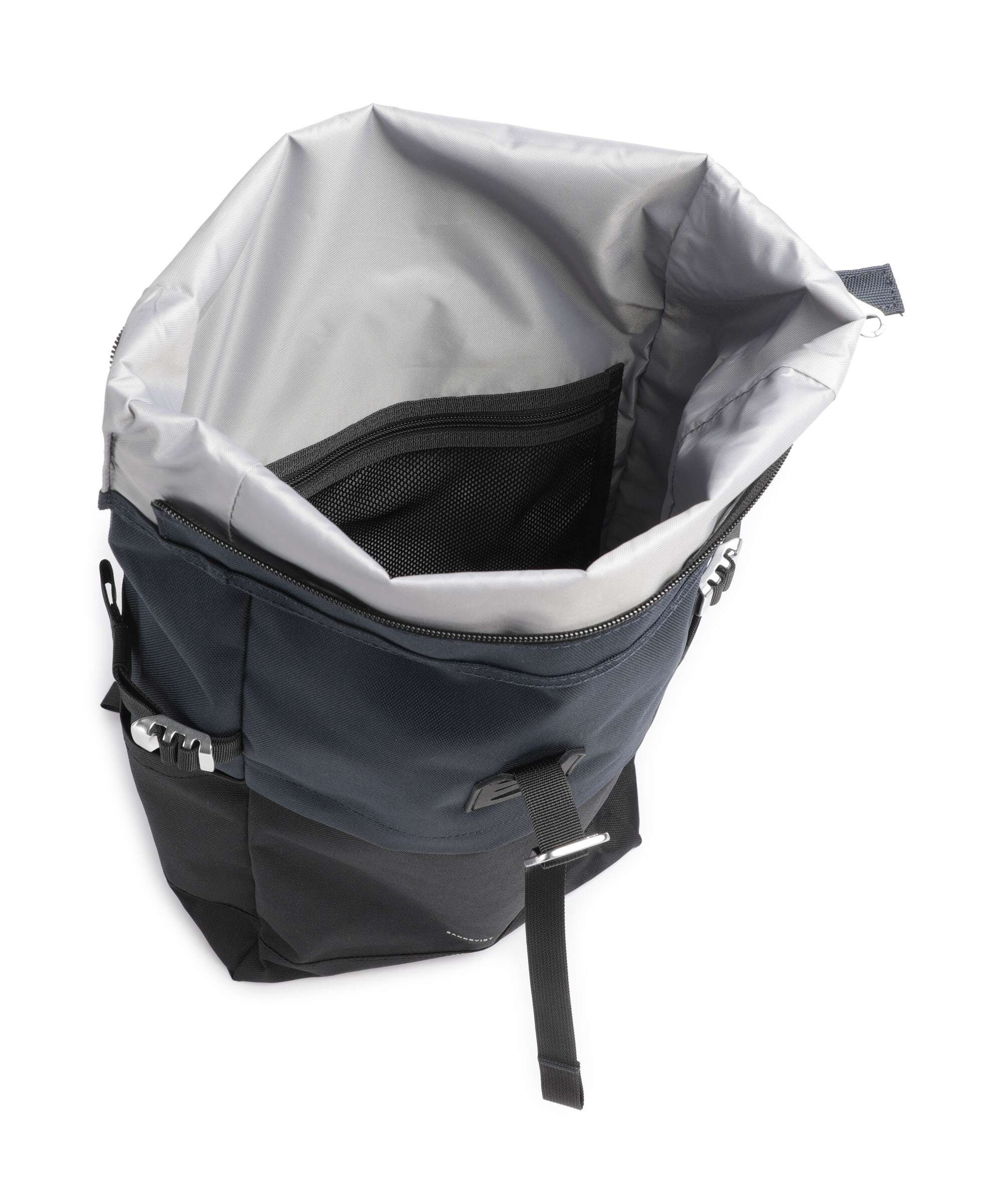 Sandqvist Icon M Rolltop backpack multicolour/black/navy - Image 6