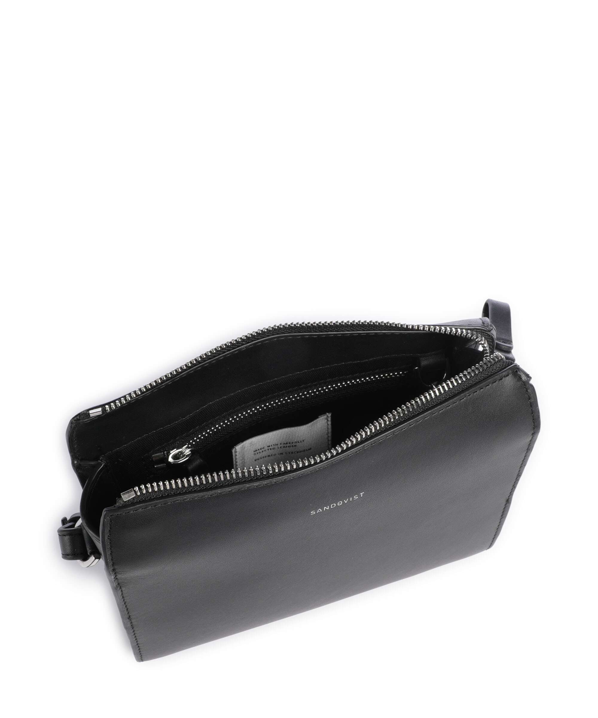 Sandqvist Leather Classics Frances Crossbody bag black - Image 6
