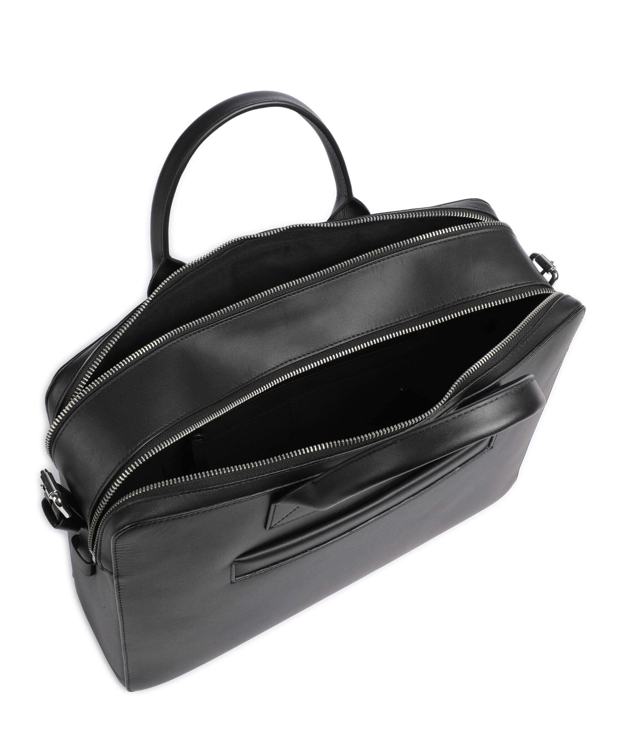 Sandqvist Leather Classics Seth Briefcase black - Image 6