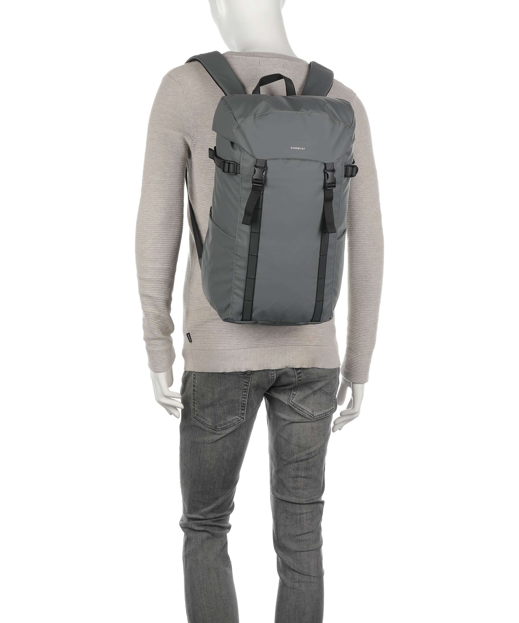 Sandqvist Stream Jonatan Backpack ash grey - Image 4