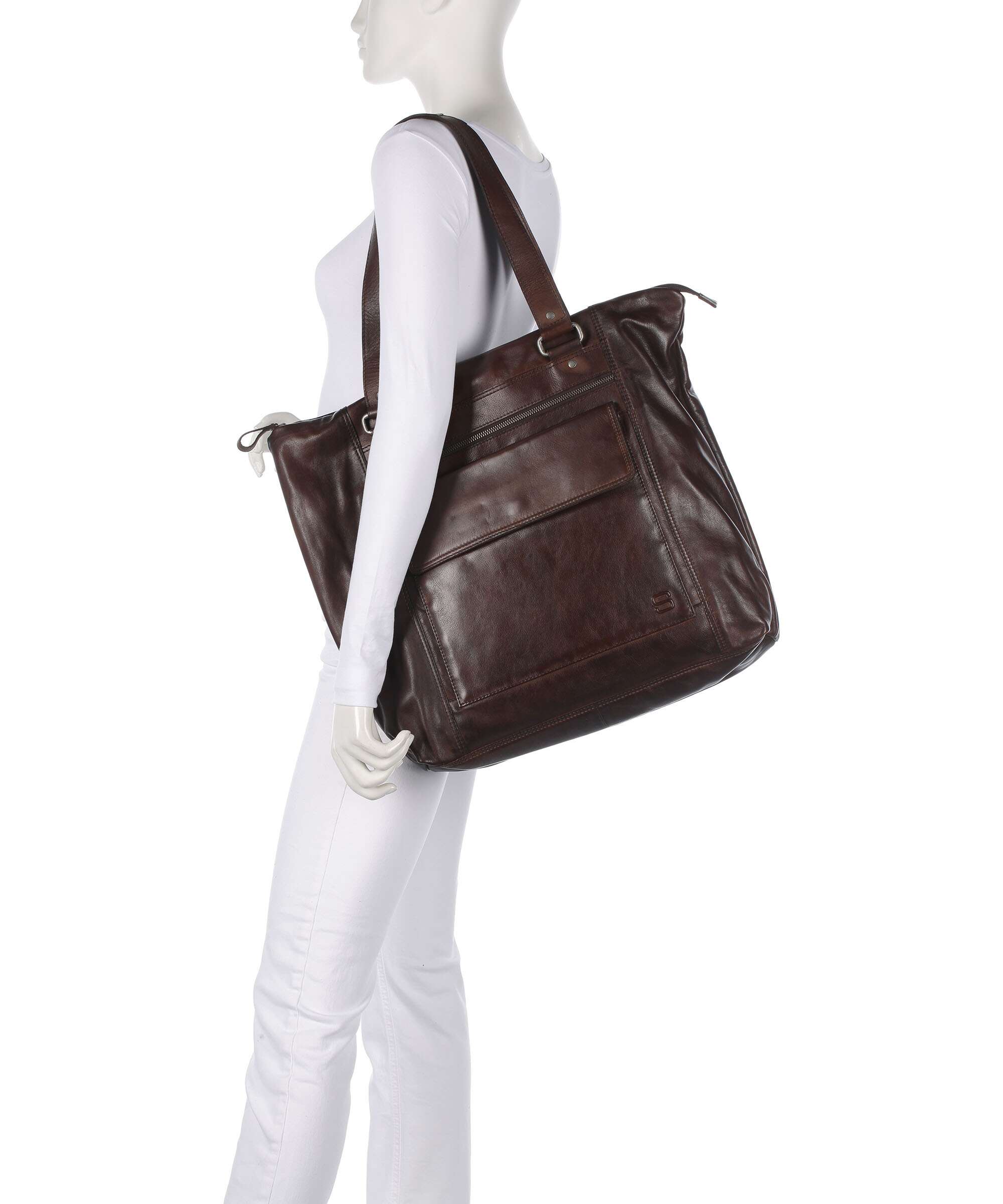 Spikes & Sparrow Apache Amina Briefcase braun - Image 3