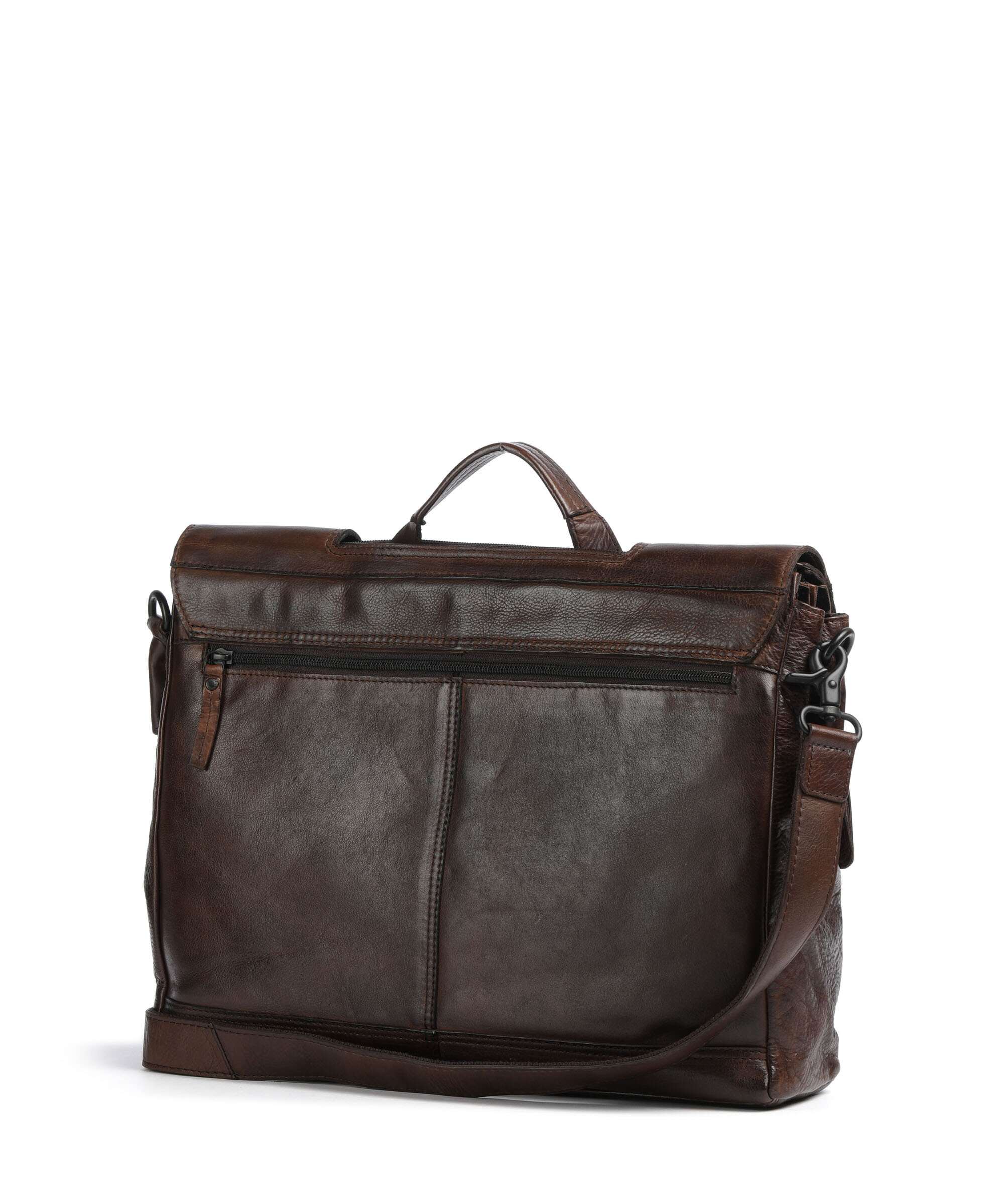 Spikes & Sparrow Apache Benzo Briefcase dark brown - Image 2