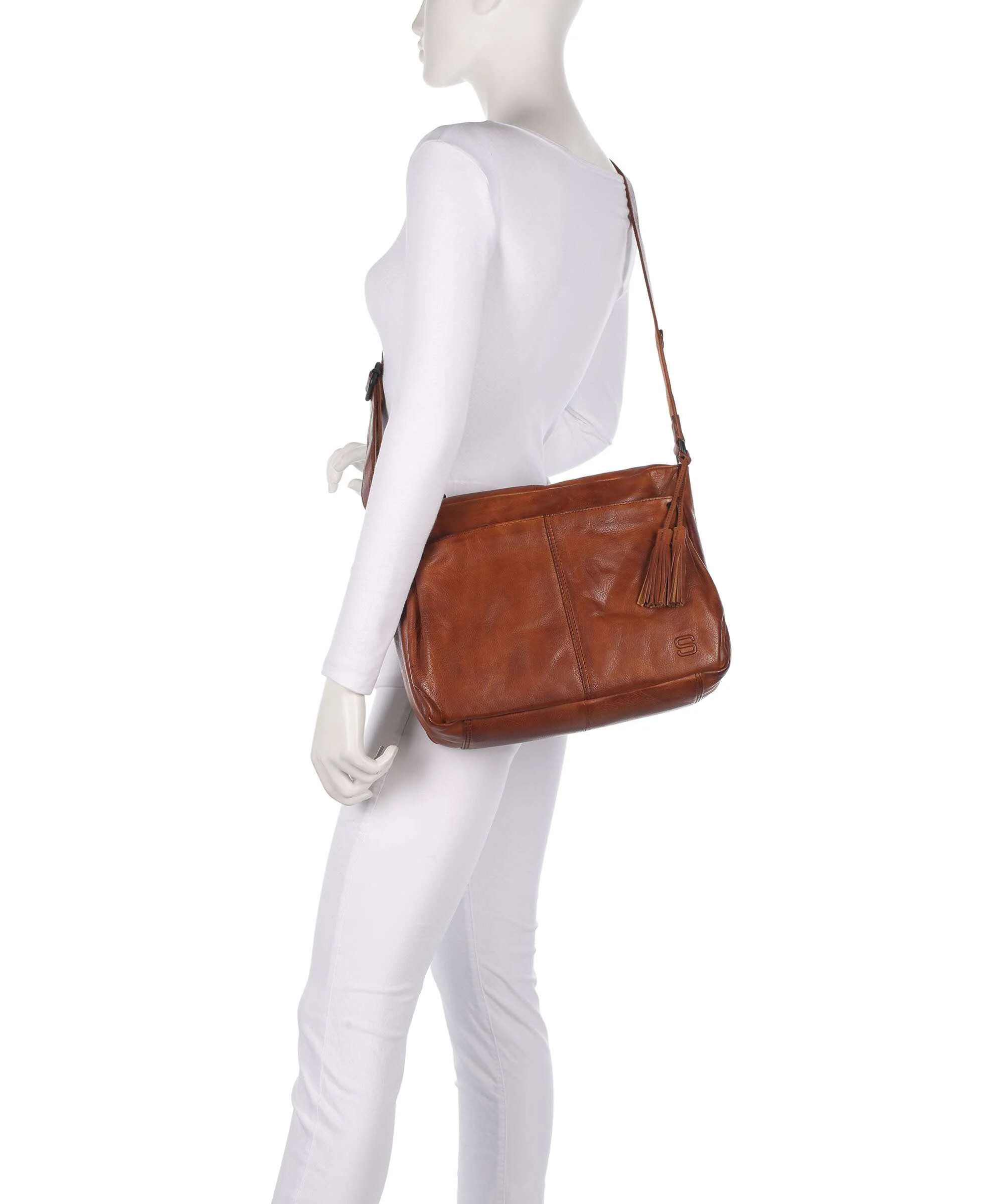 Spikes & Sparrow Apache Charmayne Shoulder bag brandy - Image 3