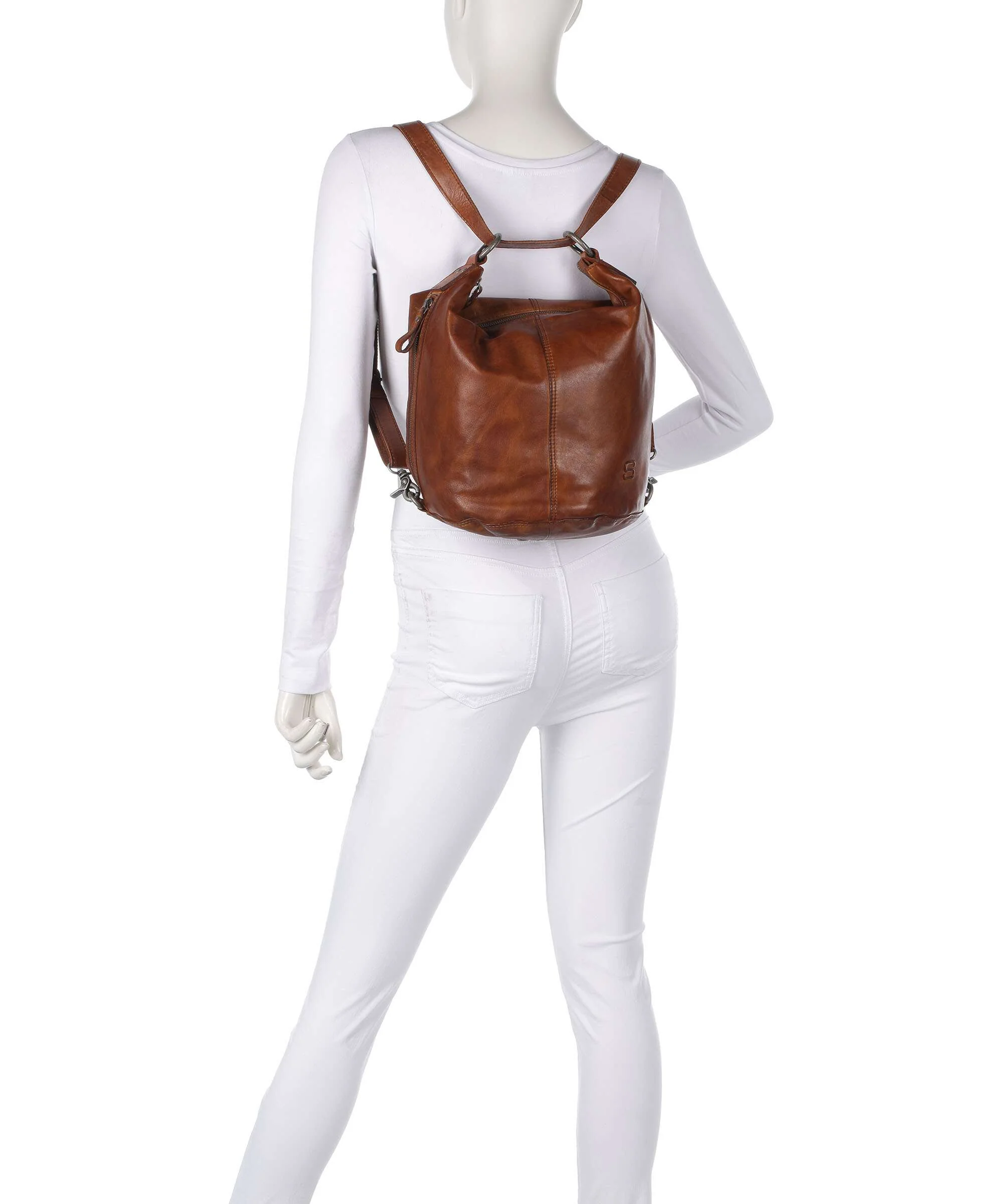 Spikes & Sparrow Apache Claudria Backpack bag brandy - Image 4