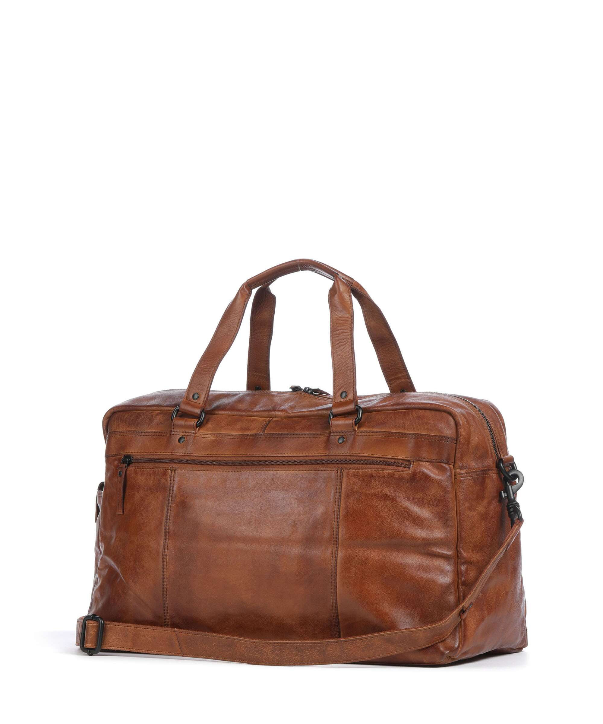 Spikes & Sparrow Apache Curt Weekend bag brandy - Image 2