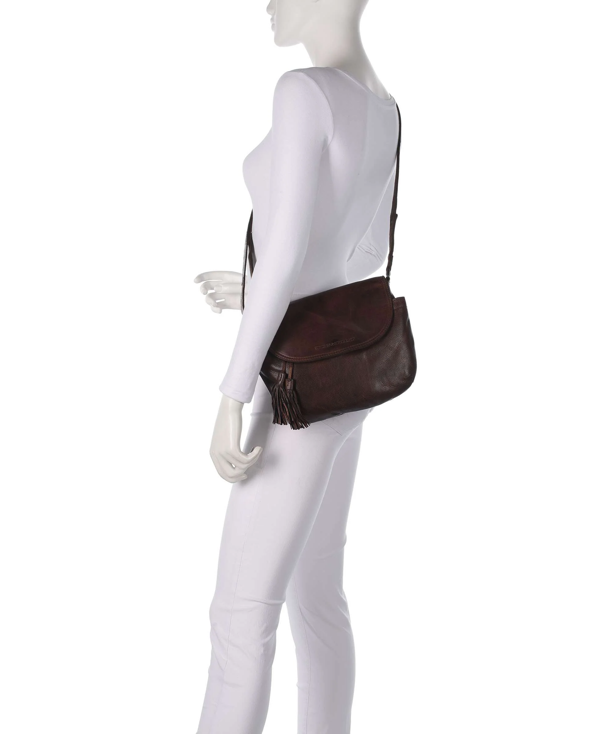 Spikes & Sparrow Apache Féline Crossbody bag dark brown - Image 3
