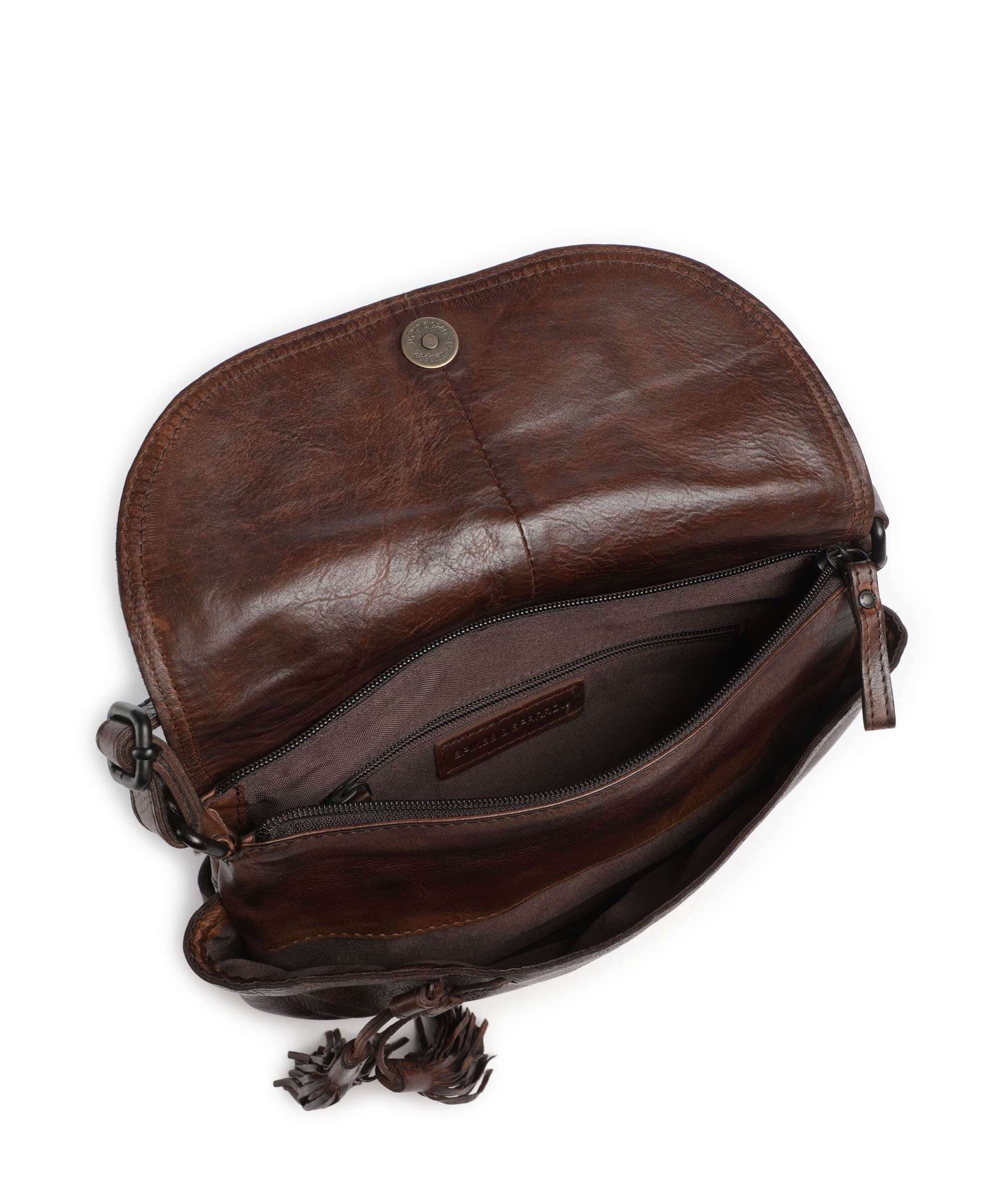 Spikes & Sparrow Apache Féline Crossbody bag dark brown - Image 6