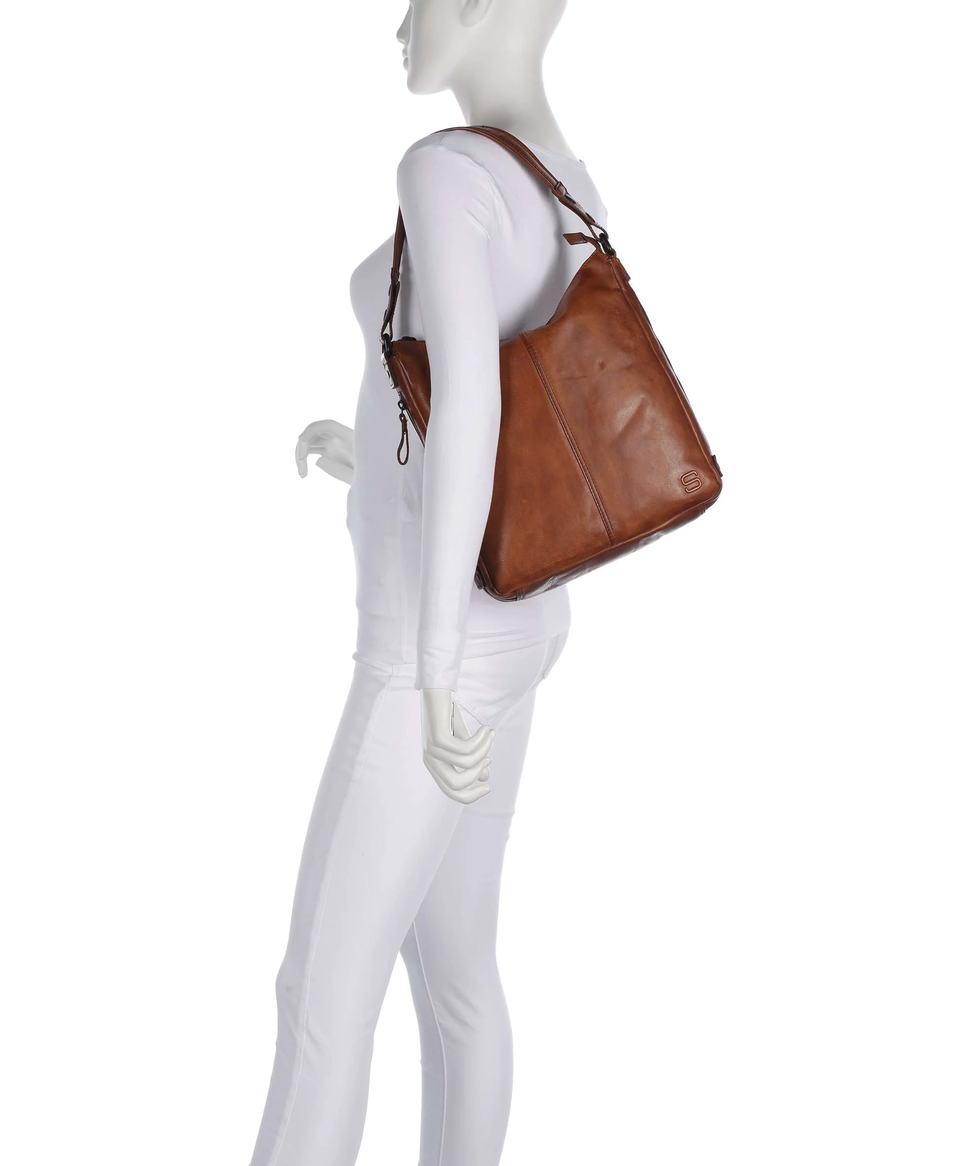 Spikes & Sparrow Apache Gayla Hobo bag brandy - Image 3