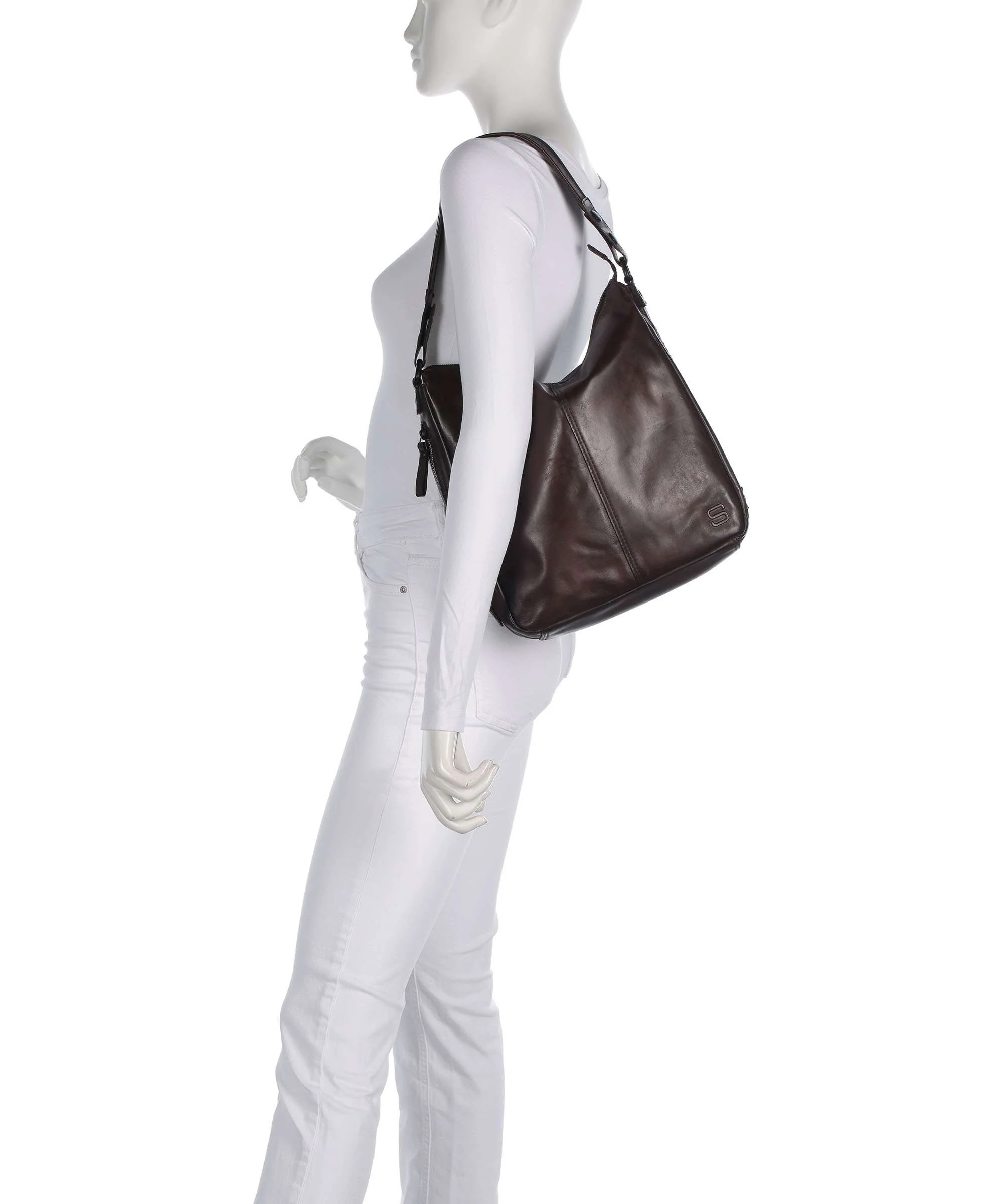 Spikes & Sparrow Apache Gayla Hobo bag dark brown - Image 3