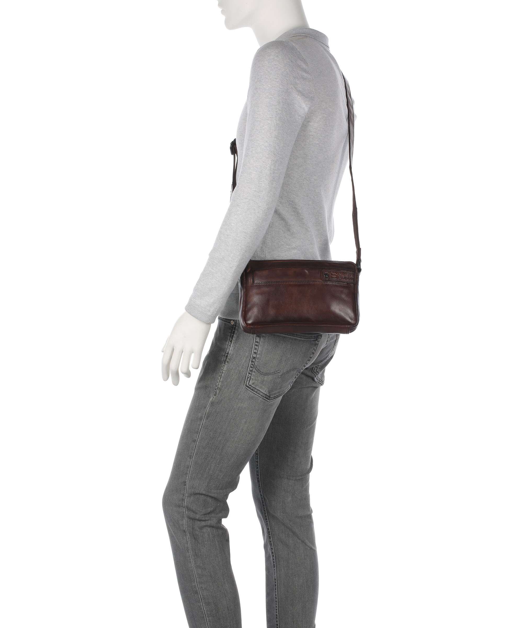 Spikes & Sparrow Apache Hubbert Crossbody bag braun - Image 3